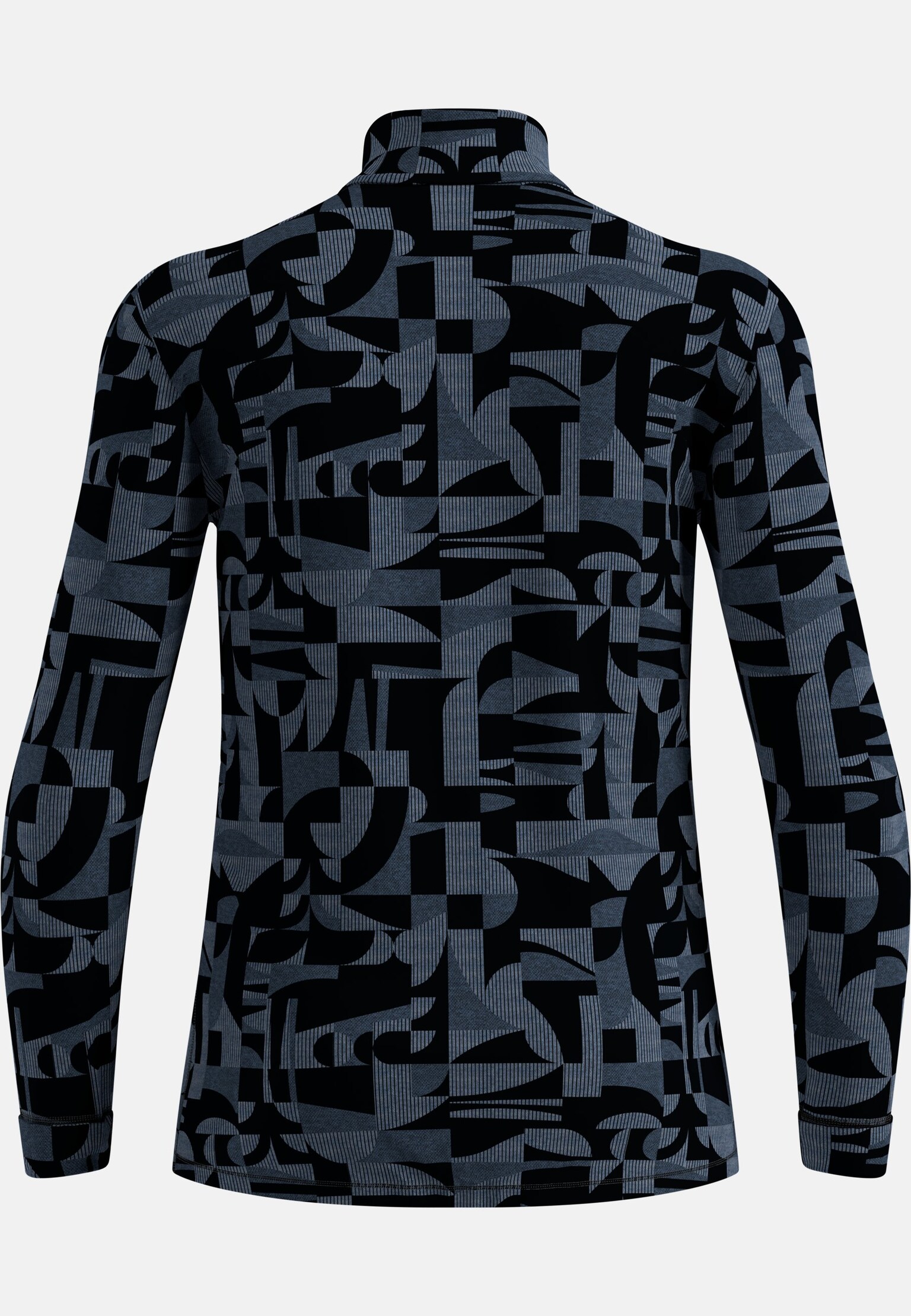 The Natural Merino Warm Jacquard Base Layer Half-Zip