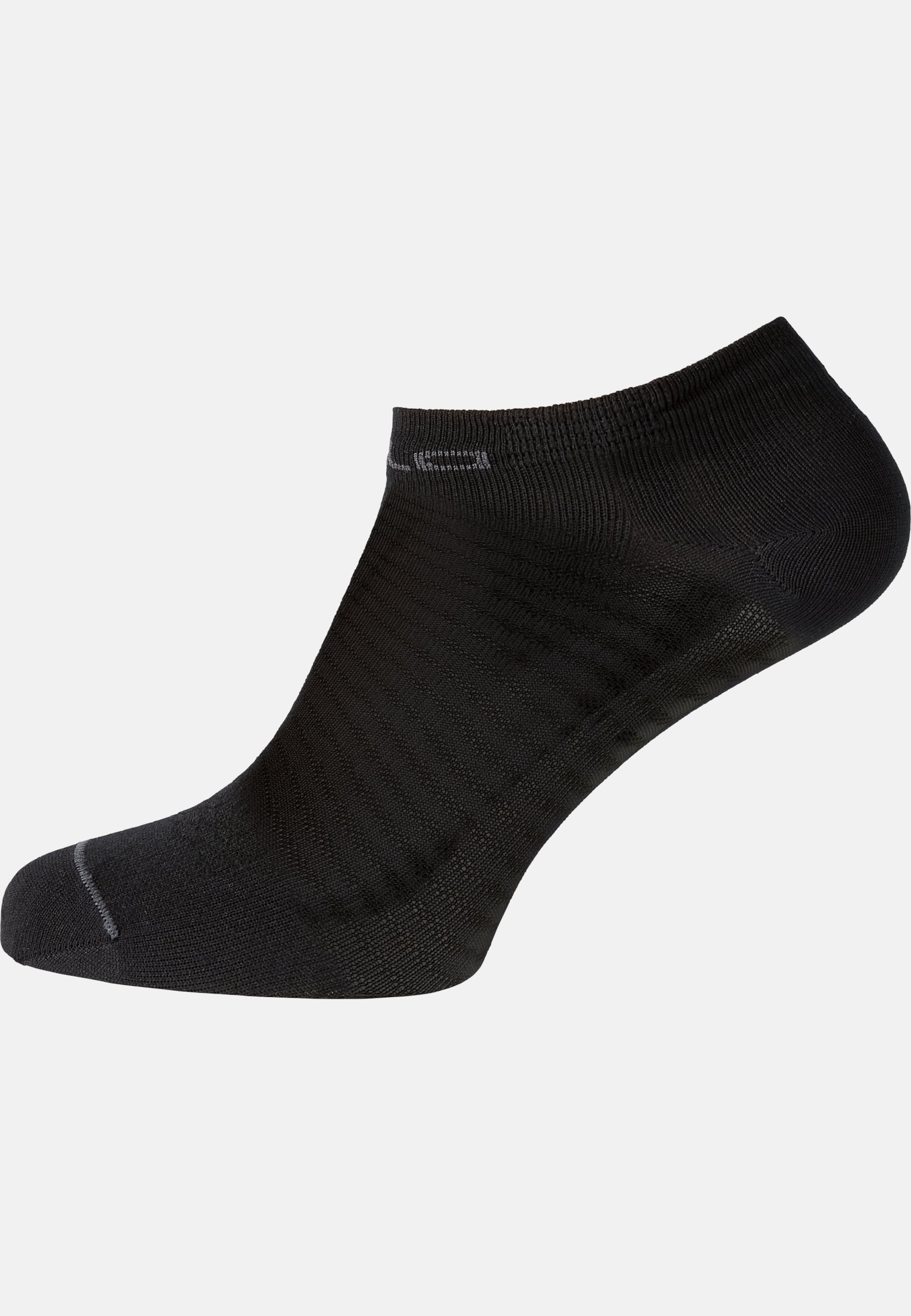 Odlo Ceramicool Sneaker-Socken für Damen, 45-47, schwarz