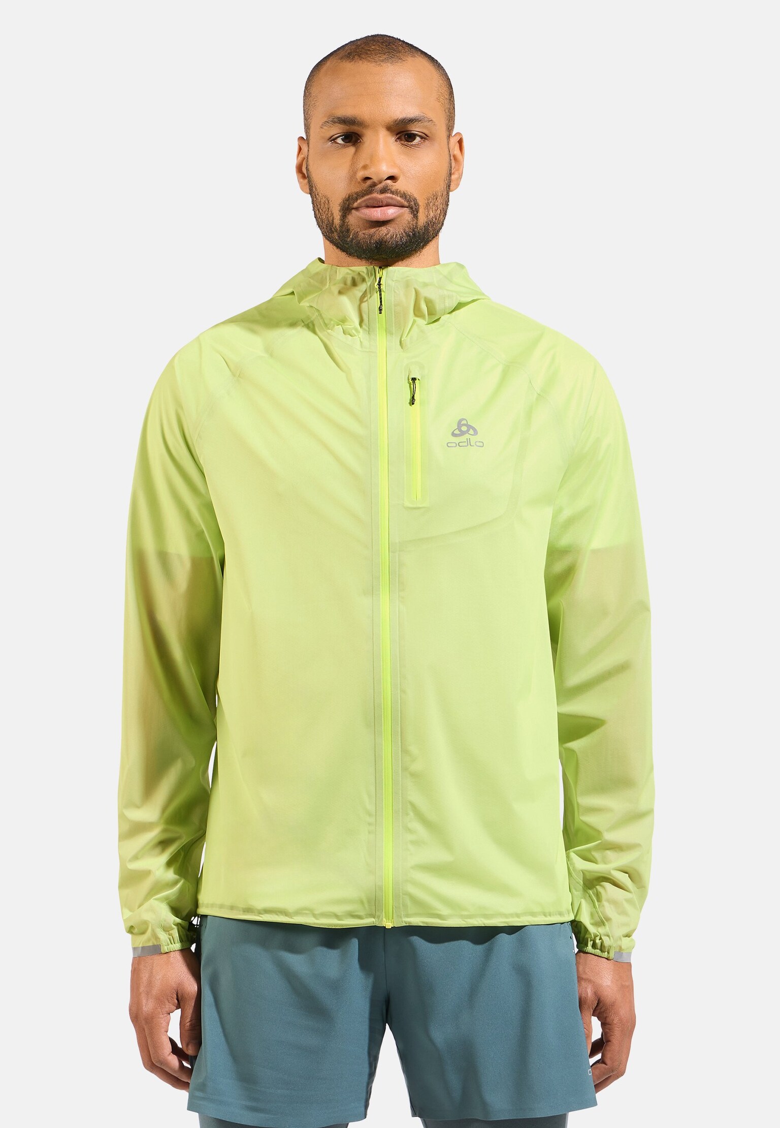 Wasserdichte Zeroweight Dual Dry Performance Knit Laufjacke