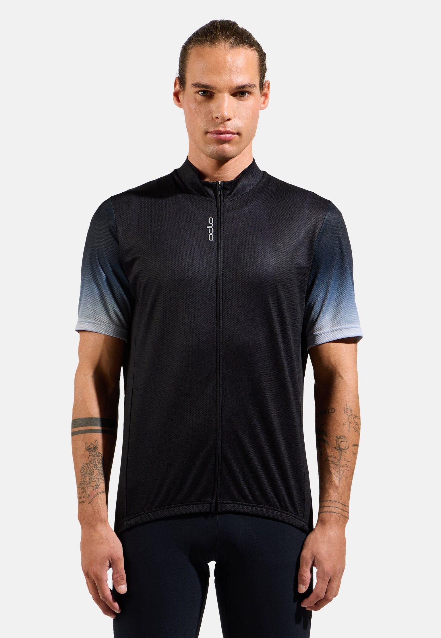 Essential Print Fietsshirt Full-Zip