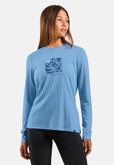 The Ascent merino 200 nature lover long sleeve t-shirt