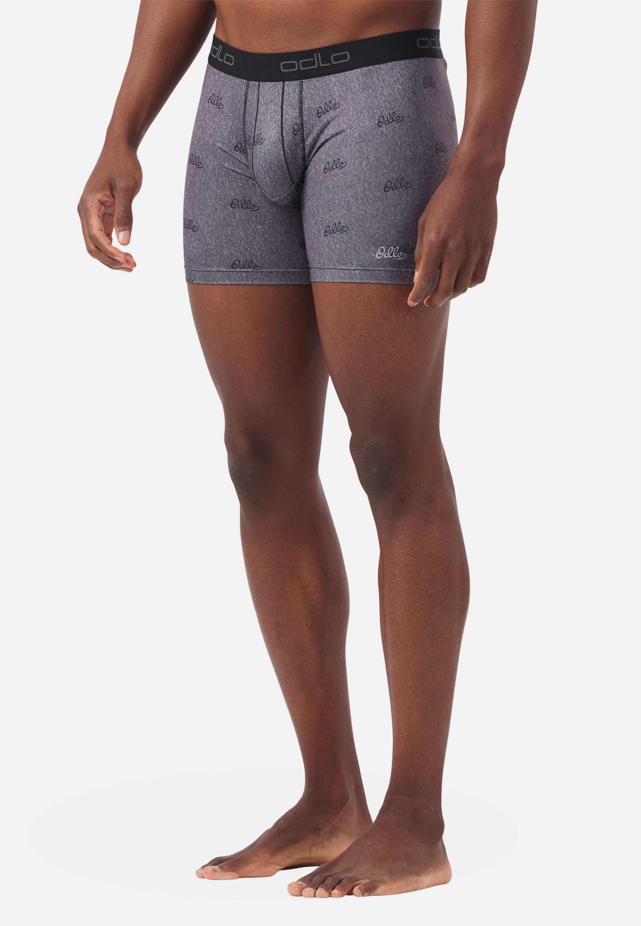 Odlo Active Everyday Boxershorts - Doppelpack für Herren, S, grau