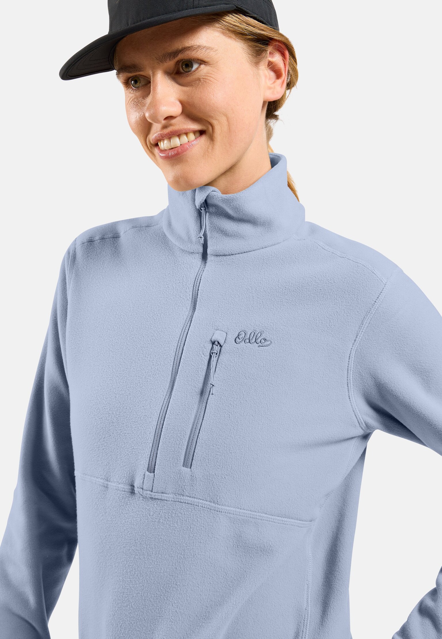 The Essentials classic fleece half-zip multisport mid layer