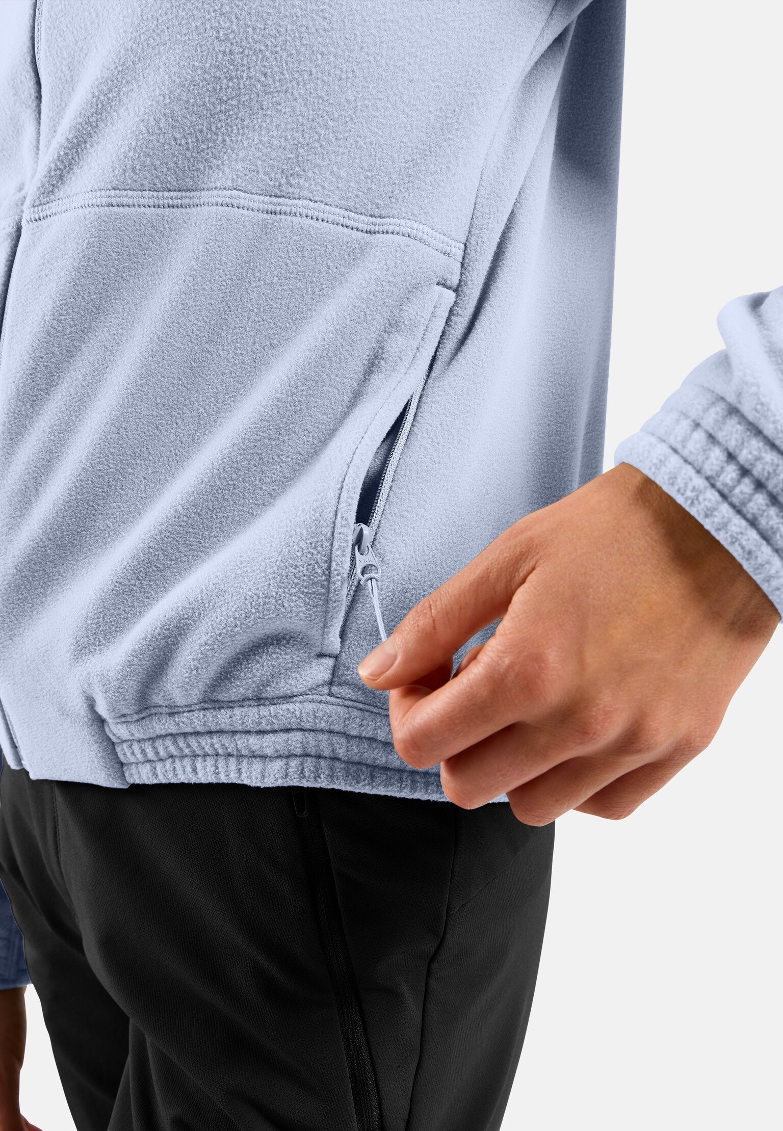 Essentials Multisport klassieke fleece mid layer met volledige rits