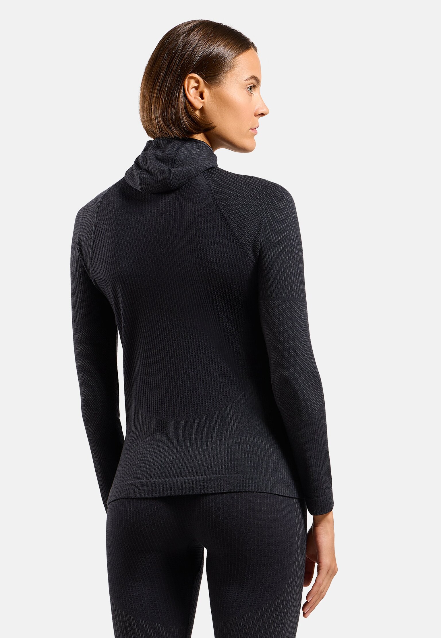 The Seamless Performance Wool base layer top with facemask