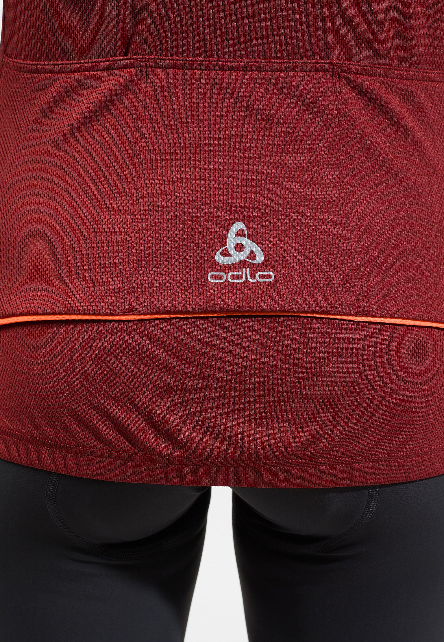 Essentials shirt met halve rits