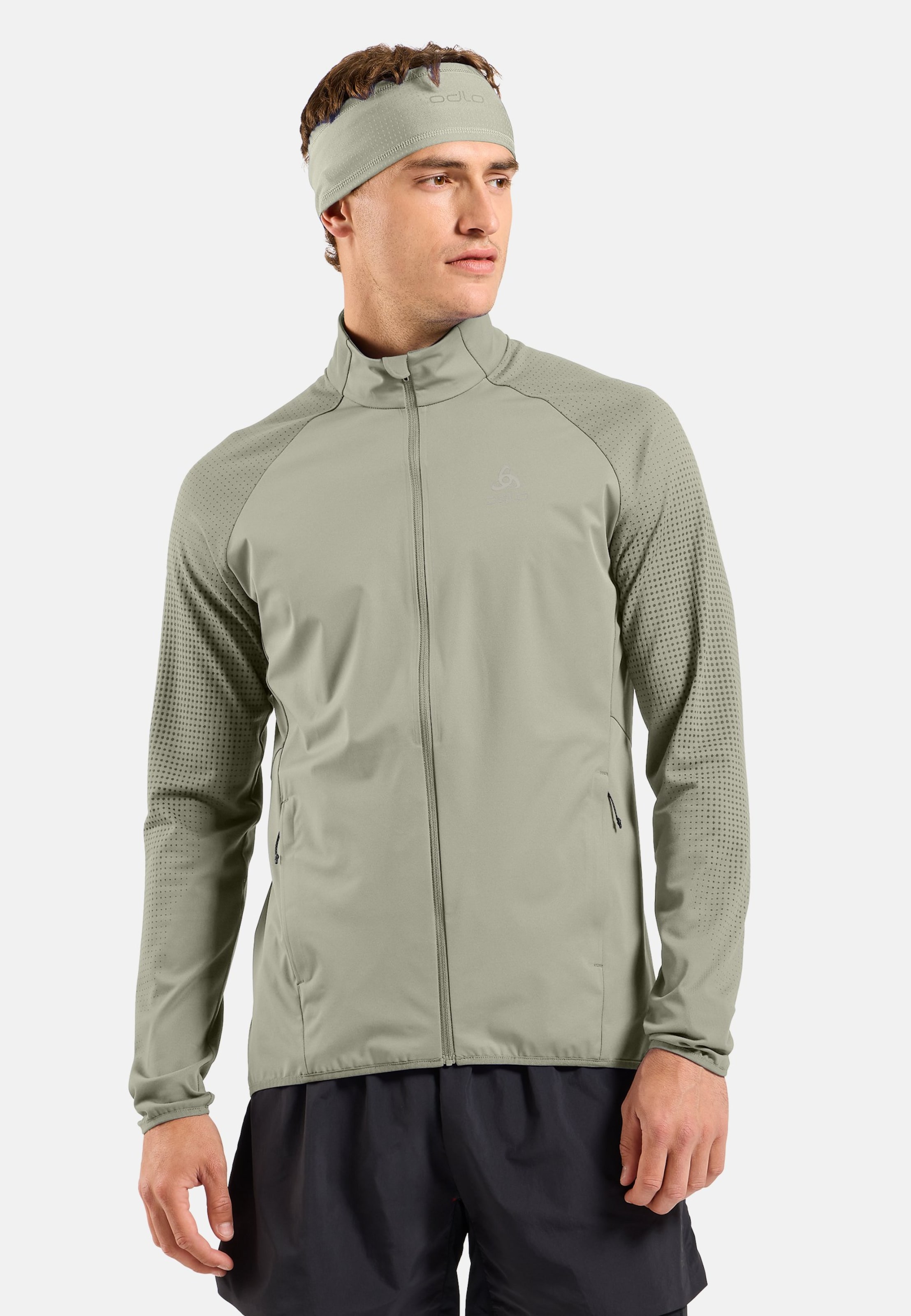 Odlo Zeroweight Warm Hybrid-Laufjacke 2.0 für Herren, L,