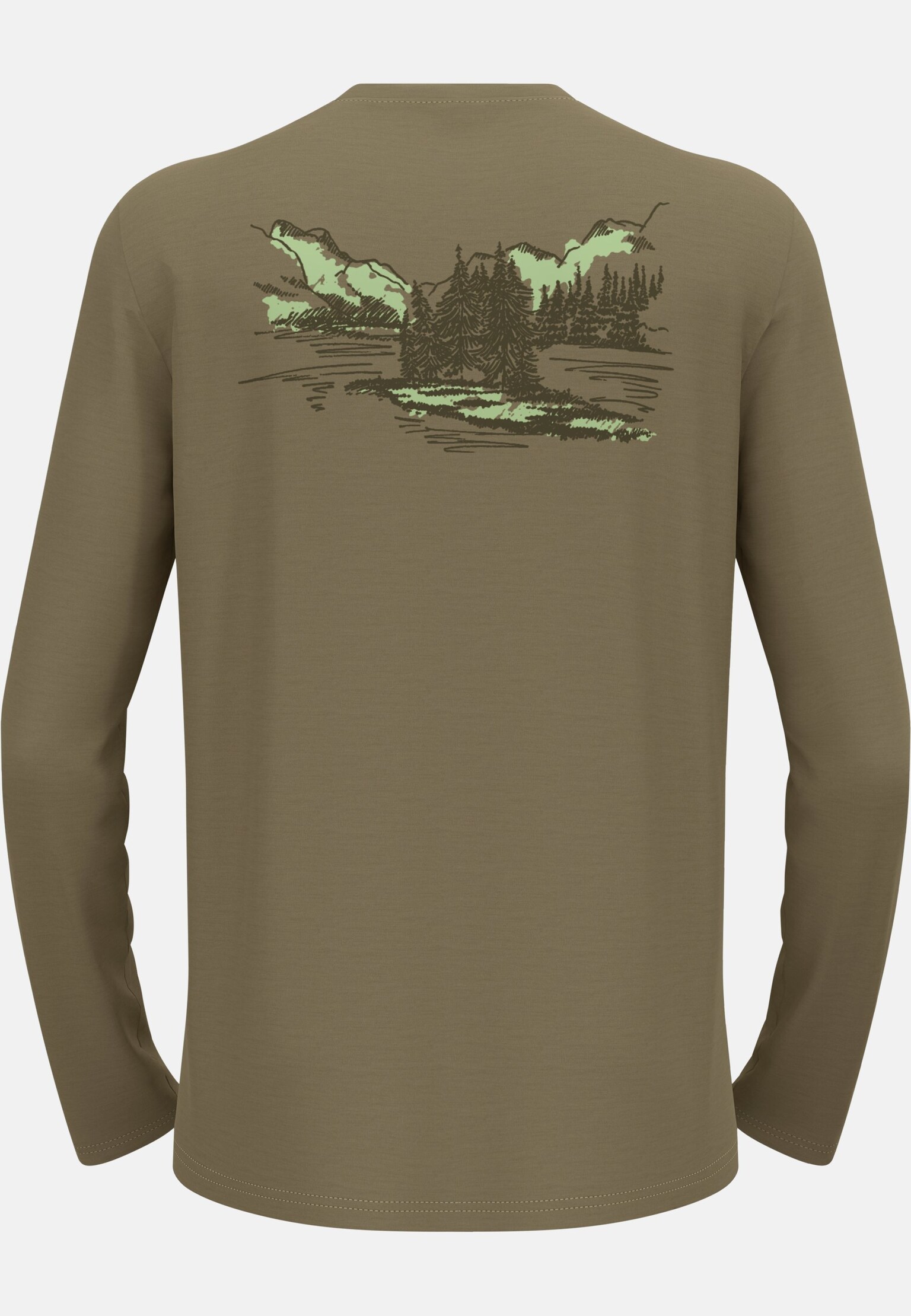 Ascent Merino 160 Langarmshirt mit TMOT-Print