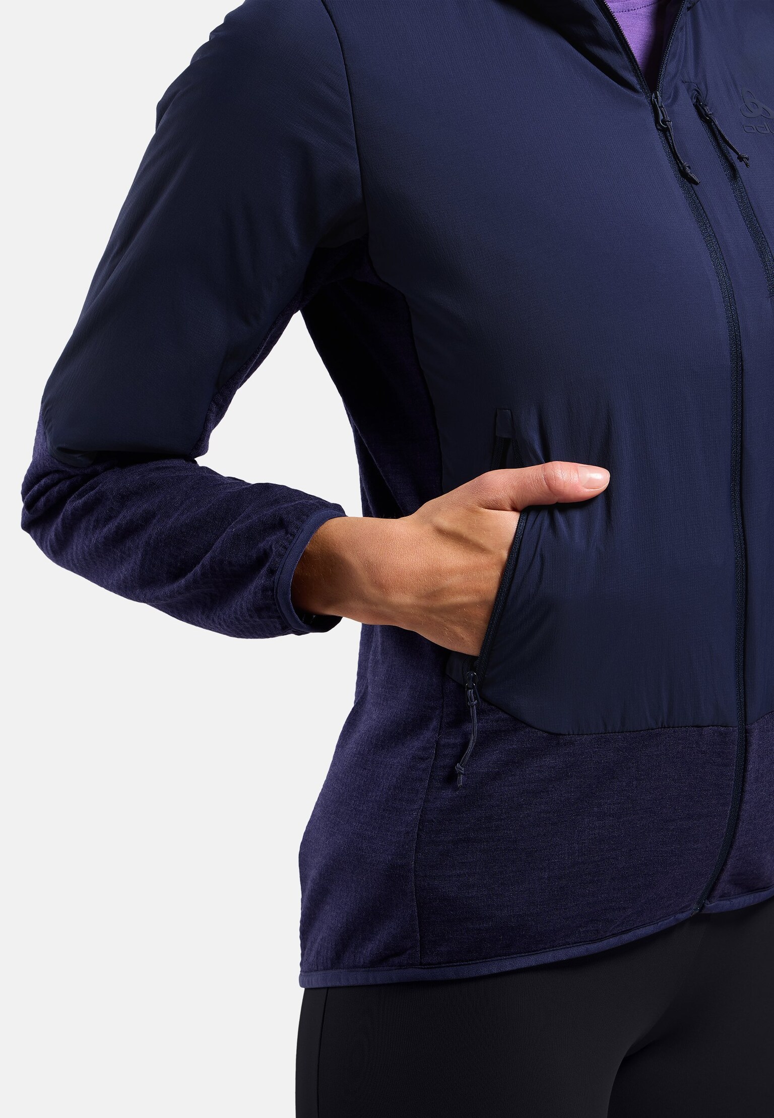 The Ascent wool insulated hybrid jacket