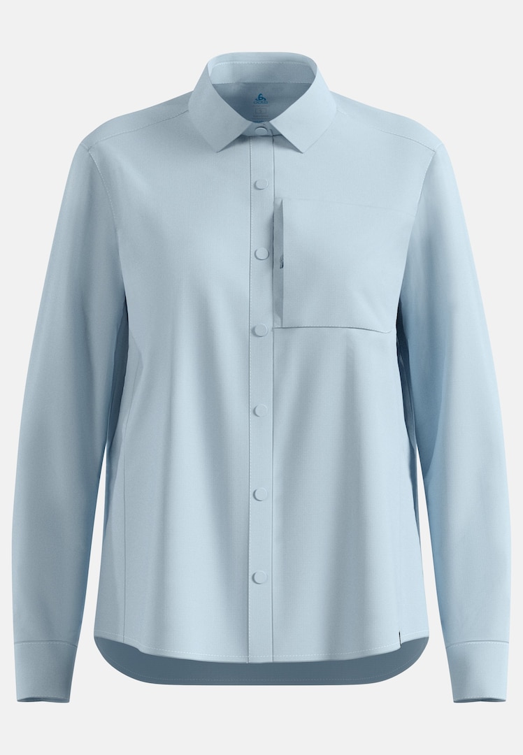 Essential Long-Sleeve Shirt in baby blue | Odlo