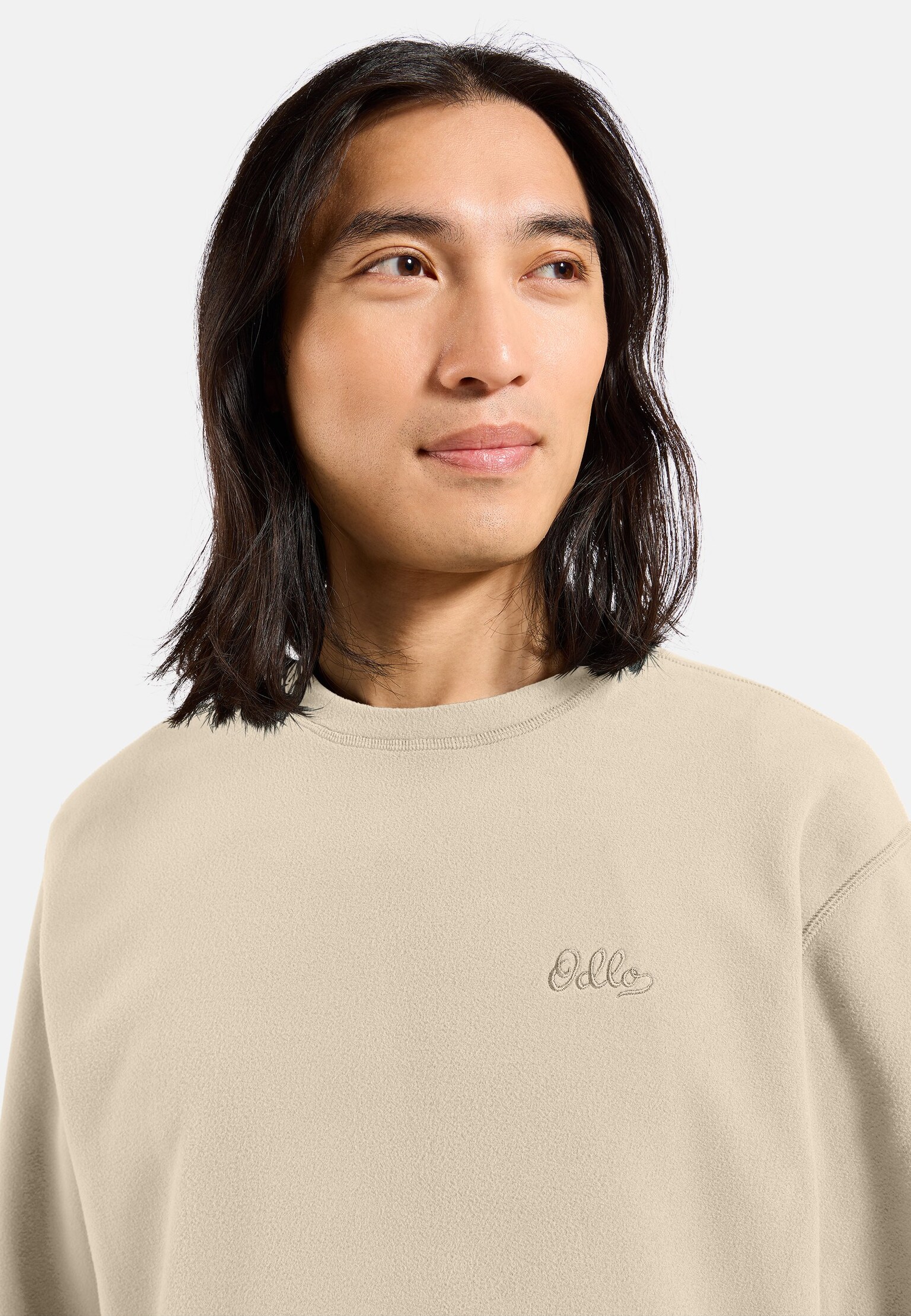 The Essentials klassisk fleece crewneck mellomlag for multisport