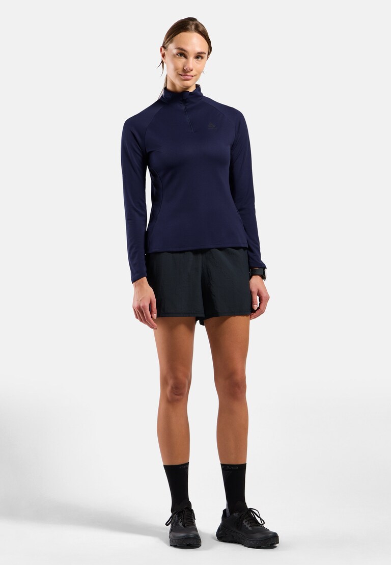 The women's Essentials half-zip running mid layer