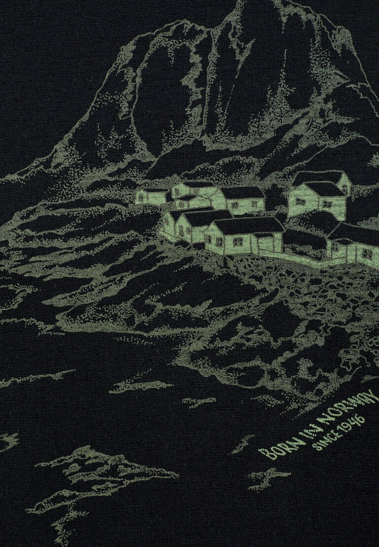 The Ascent 365 merino 200 Norway graphic