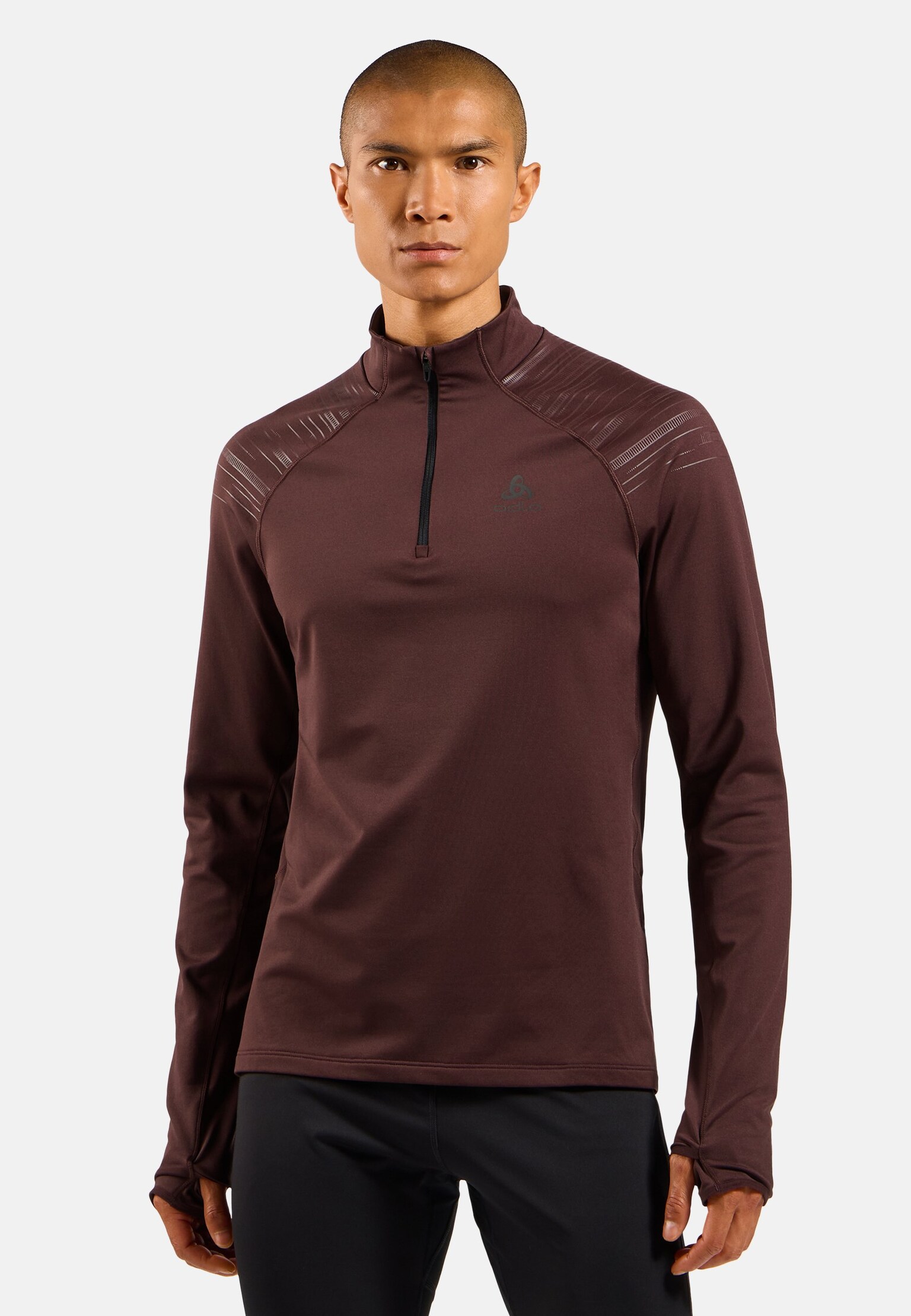 X-Alp Ceramiwarm mid layer met halve rits