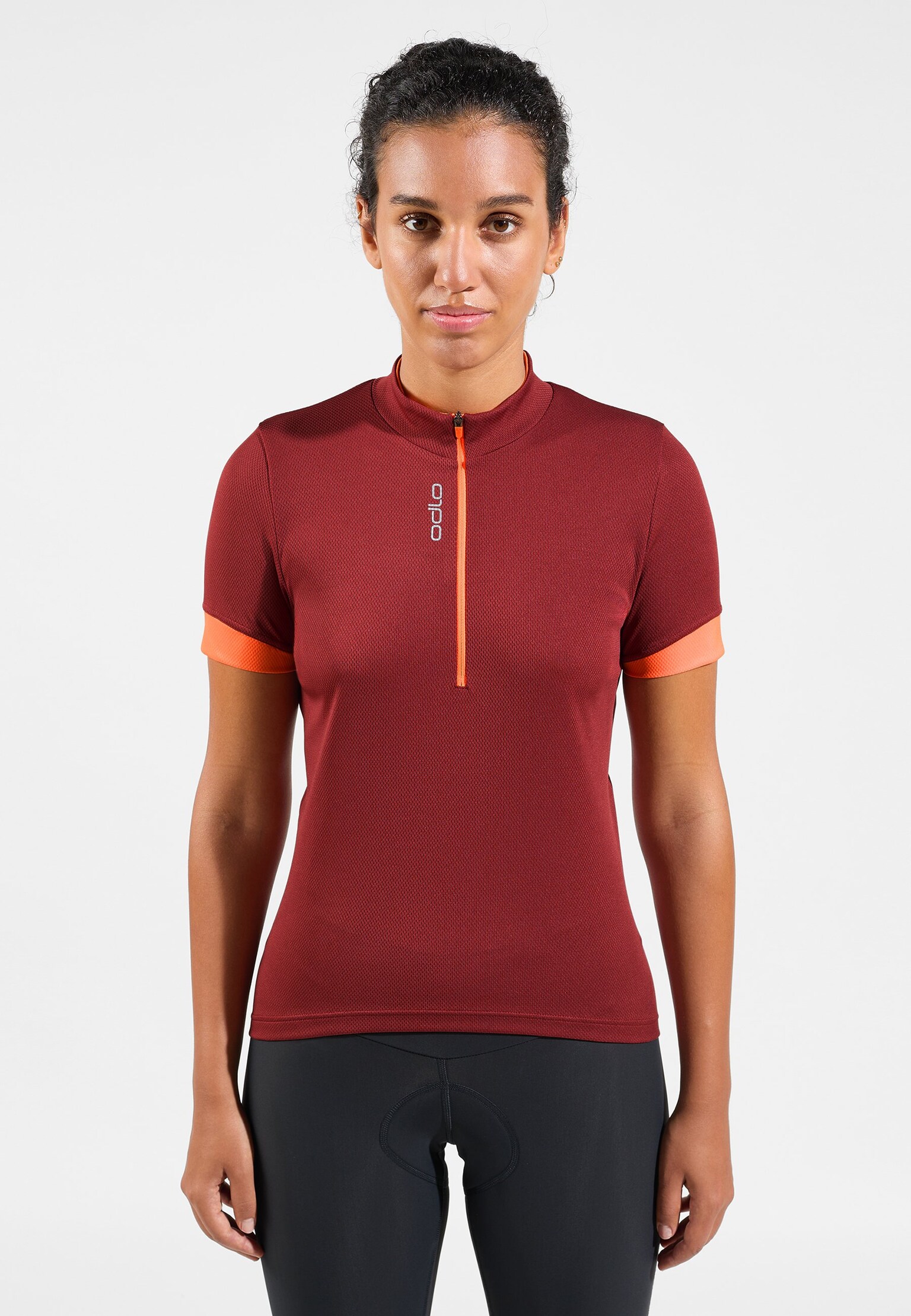 T-Shirt Da Ciclismo Essential Half-Zip