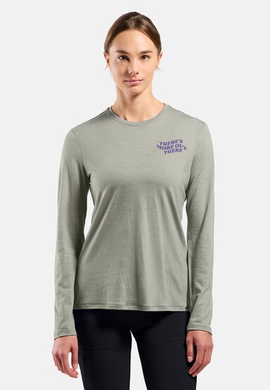 Ascent Merino 160 Langarmshirt mit TMOT-Print