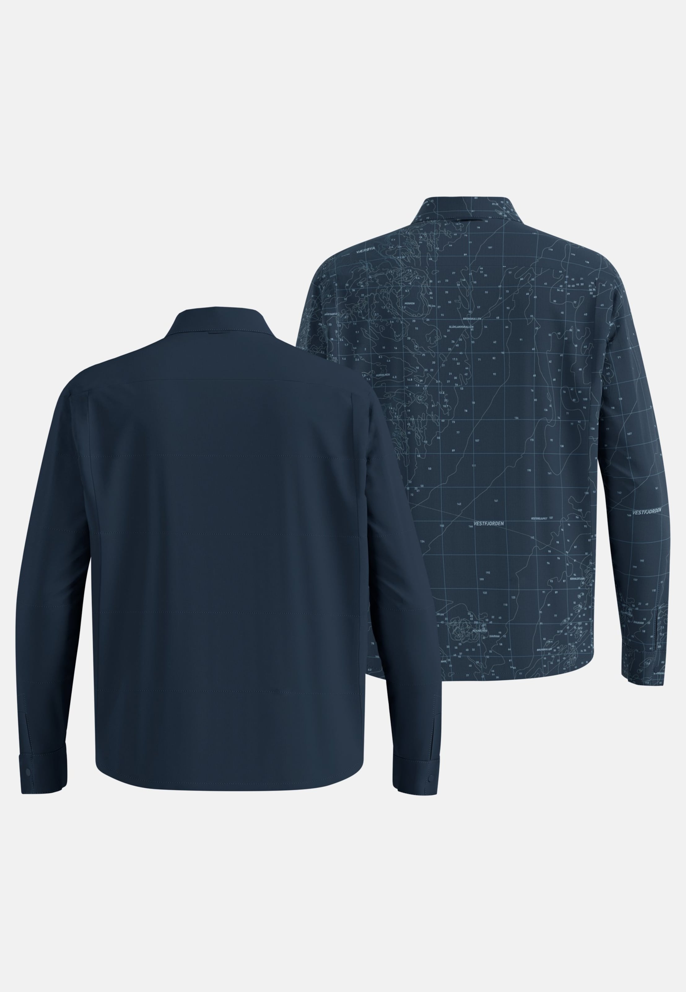Transition Insulated Long-Sleeve Shirt in dark sapphire | Odlo