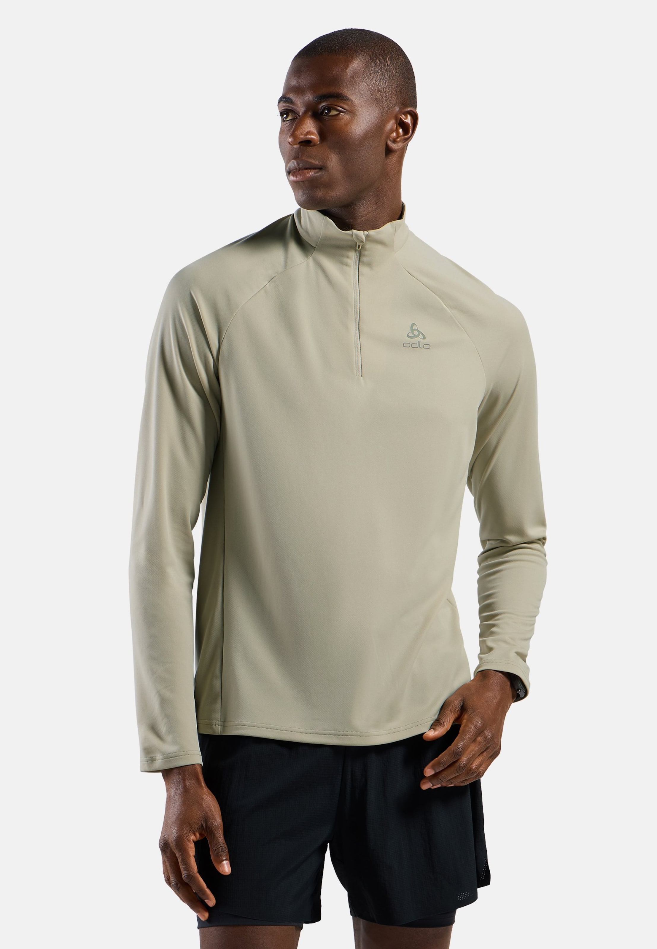 Odlo Essentials Mid Layer für Herren, S, beige