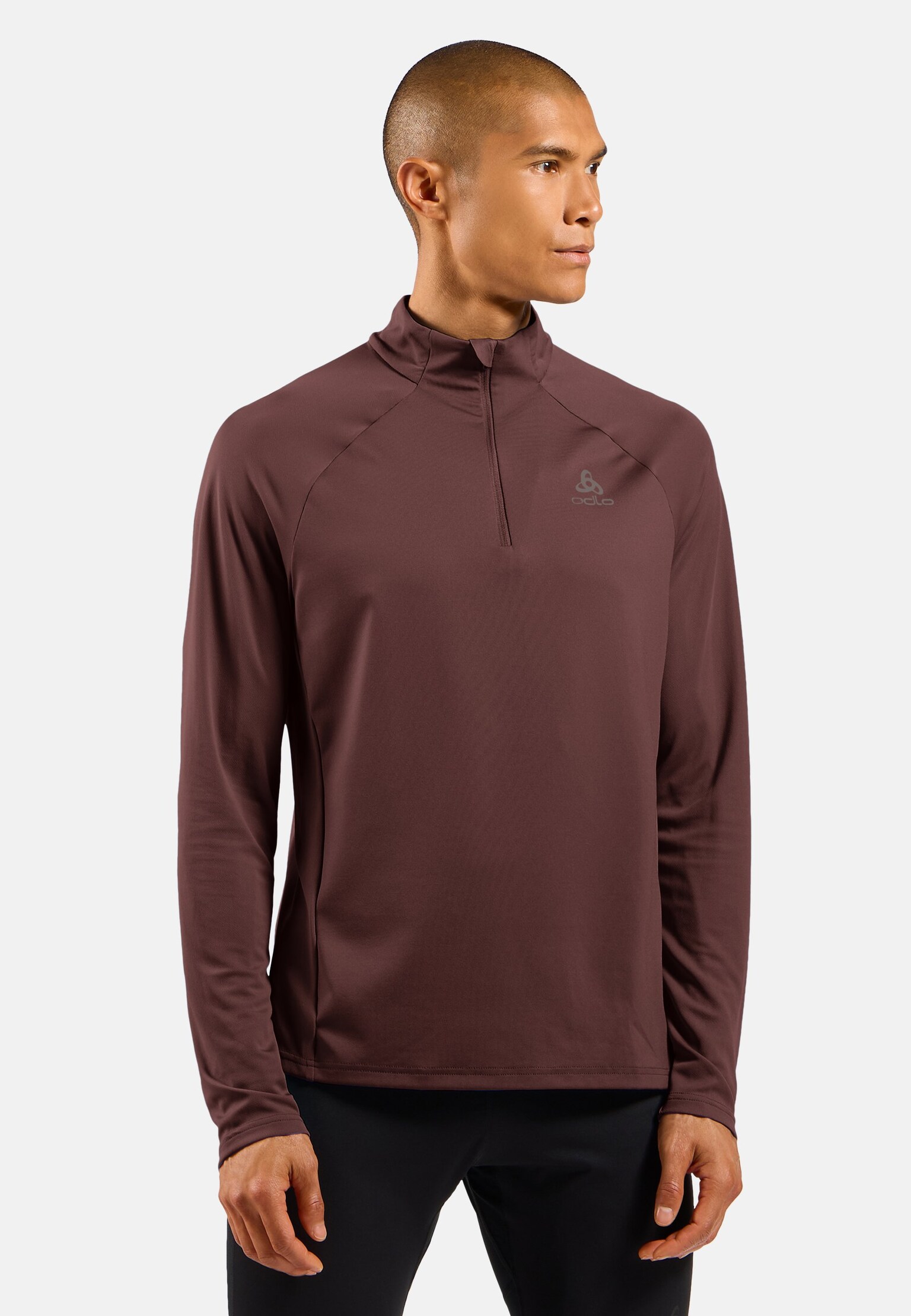 Essentials Ceramiwarm mid layer met halve rits