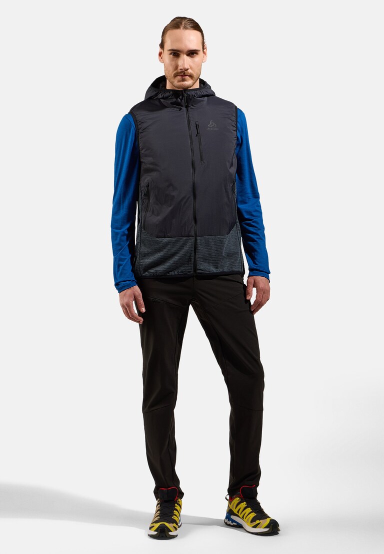 The Ascent wool insulated hybrid vest