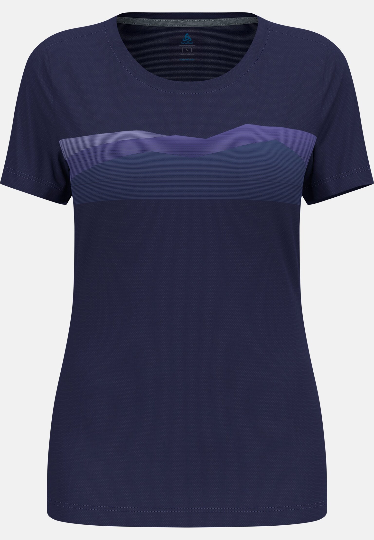 F-Dry T-Shirt mit Bergkamm-Print