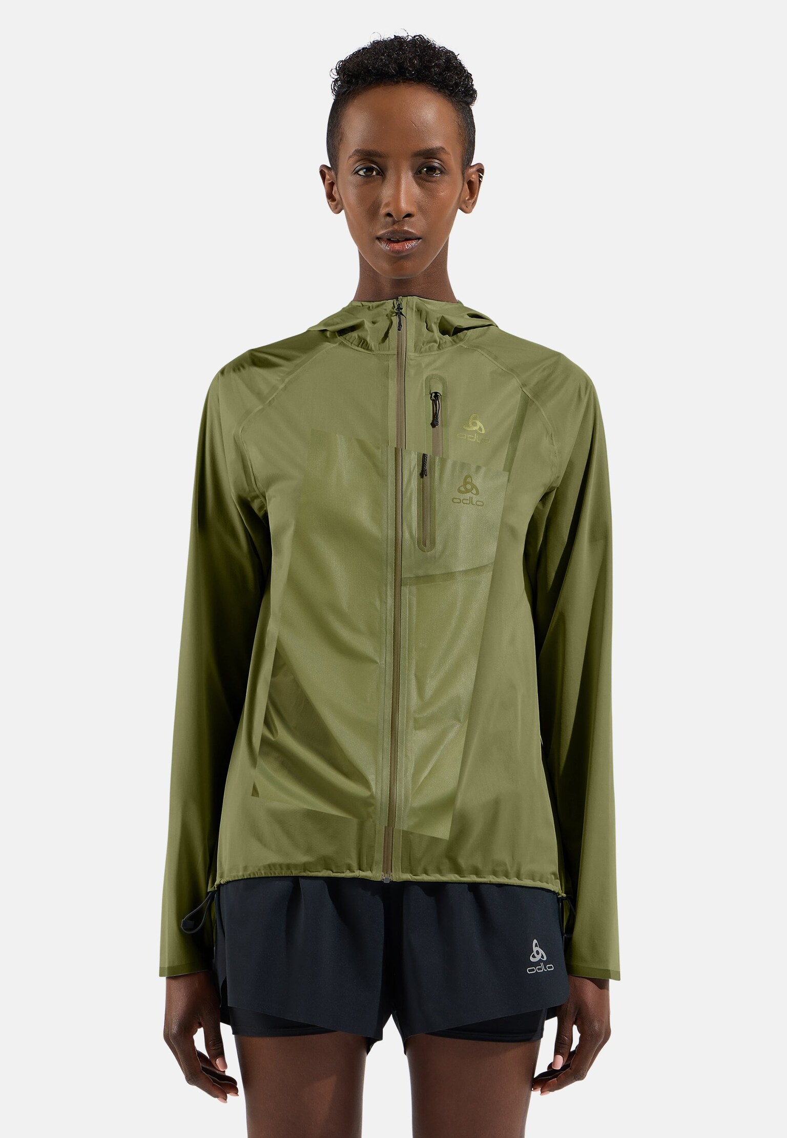 The Zeroweight Dual Dry Performance Knit waterproof running jacket