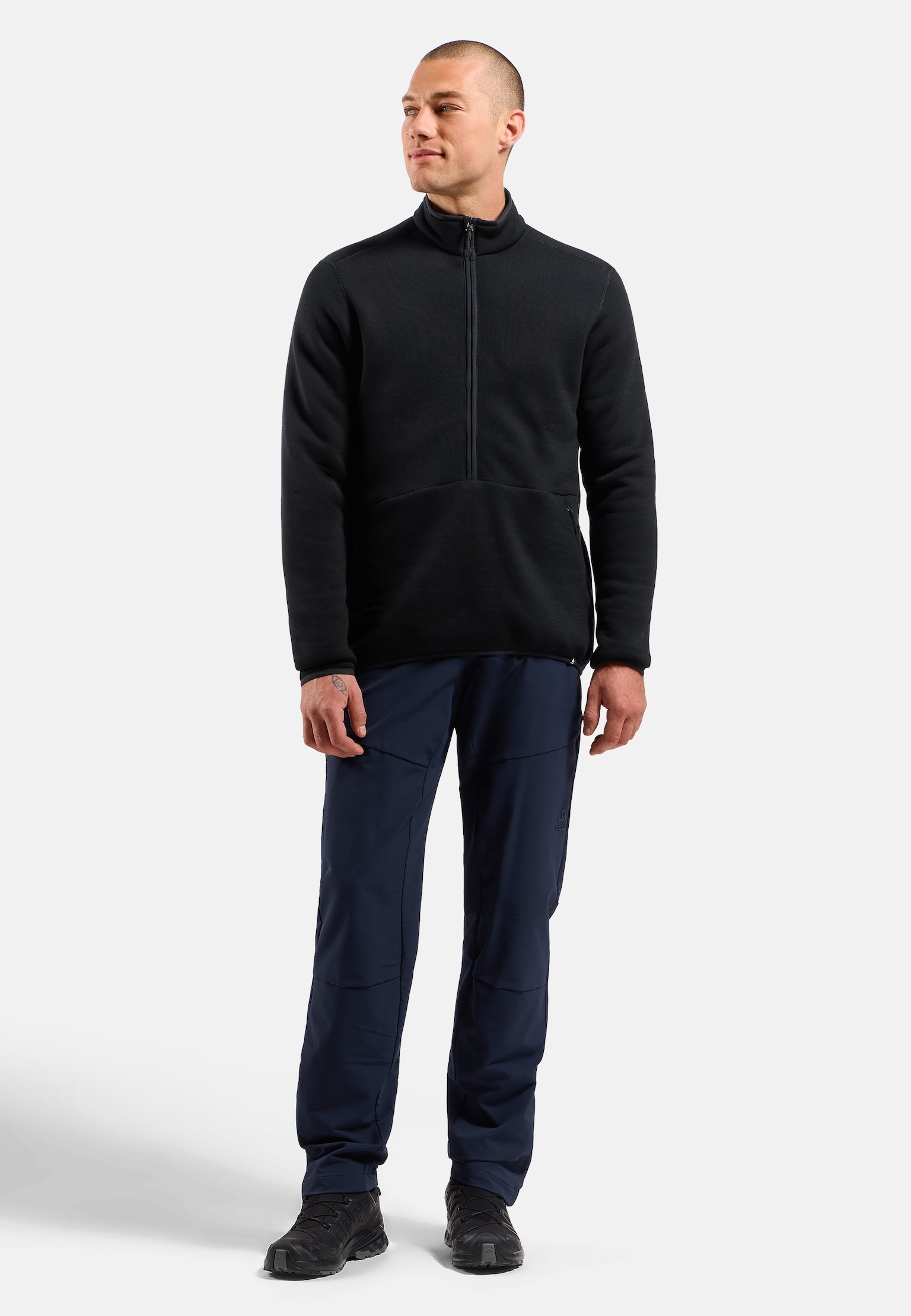 Wool Half-Zip Mid Layer