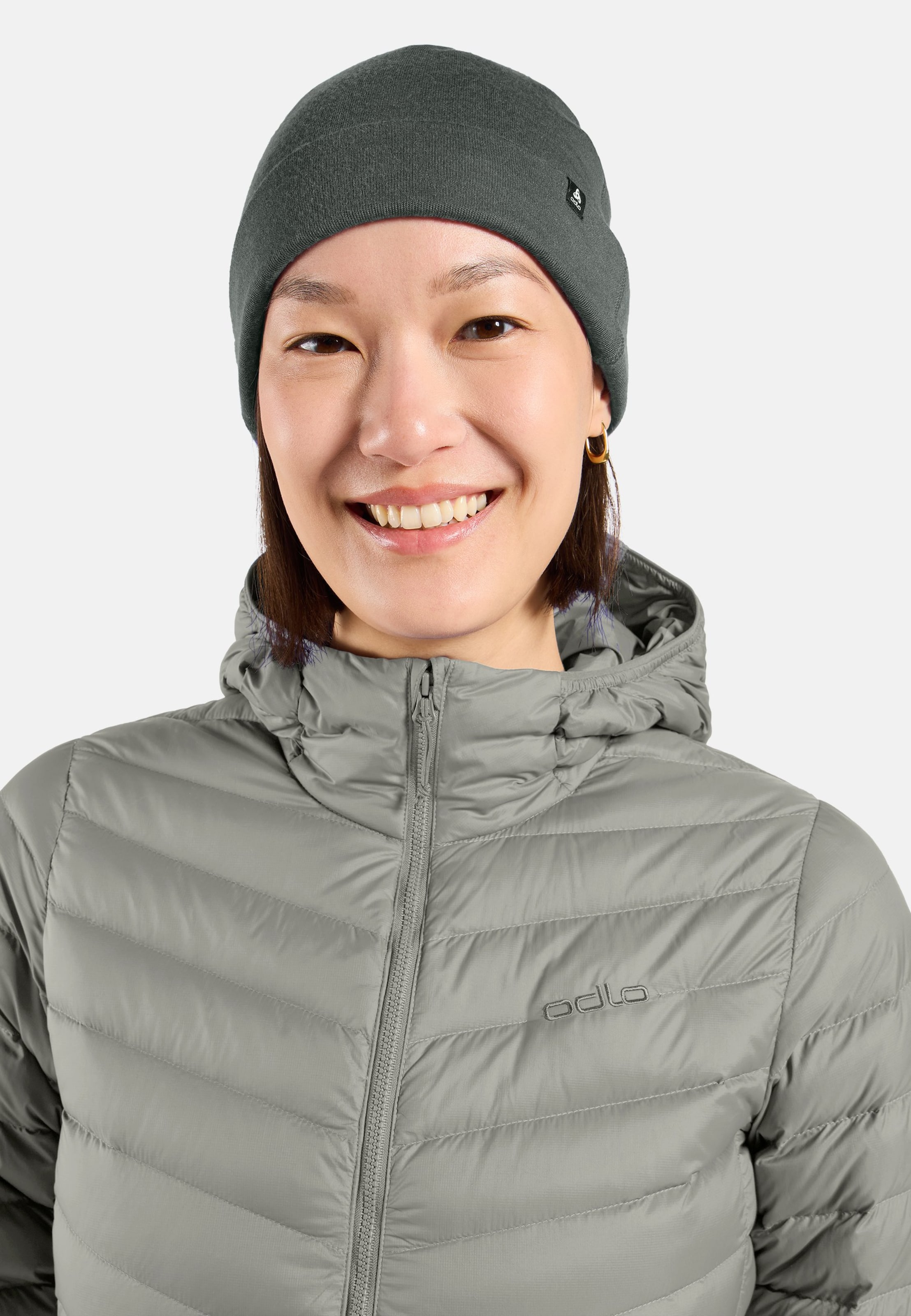 Odlo Merino Warm Mütze, OneSize, grün