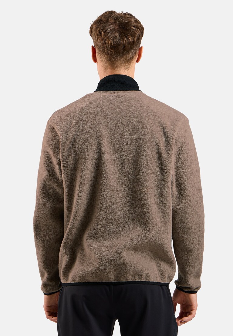 The Essentials high-pile full-zip mid layer