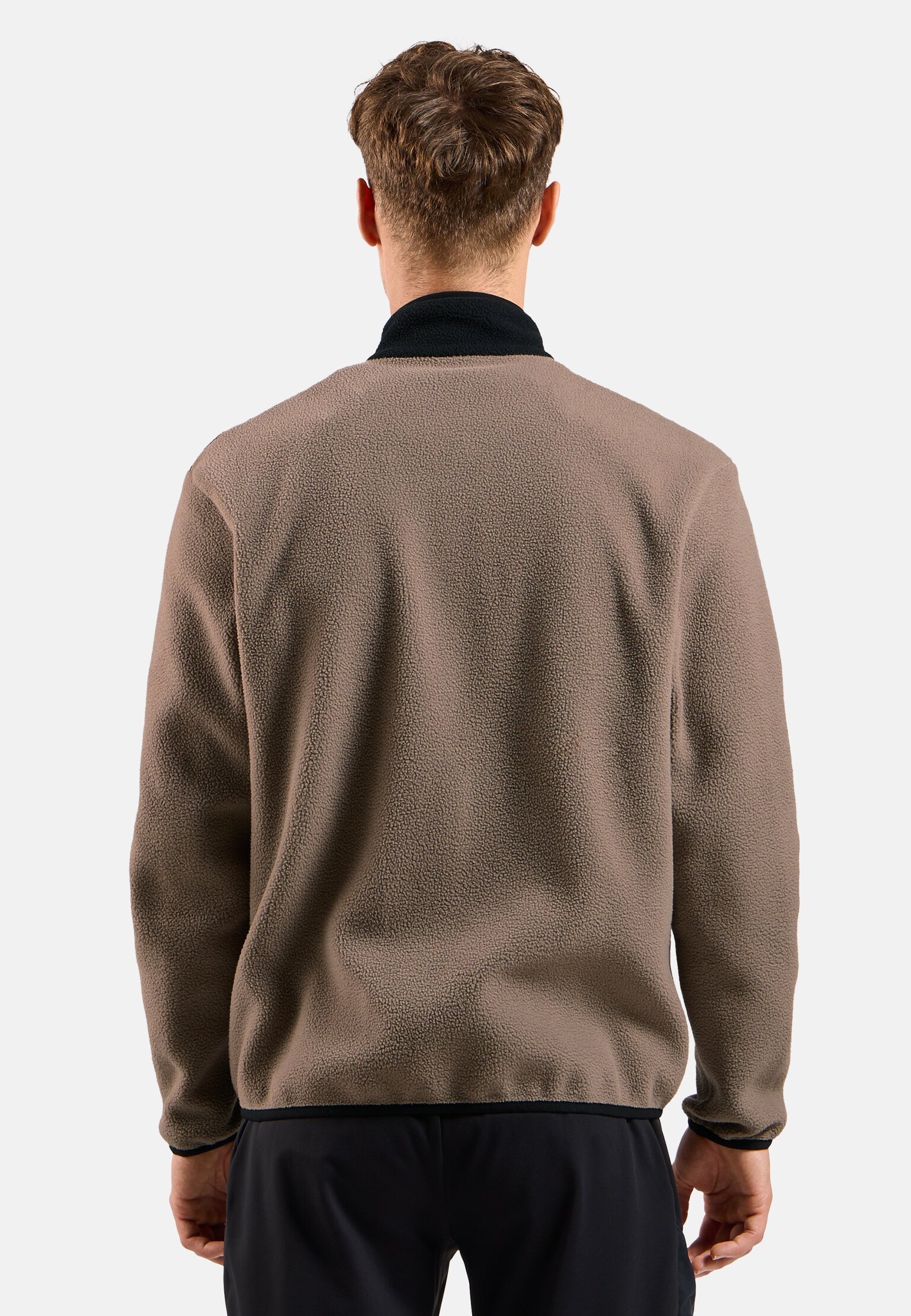 Essential High Pile Blocked Full-Zip Mid Layer