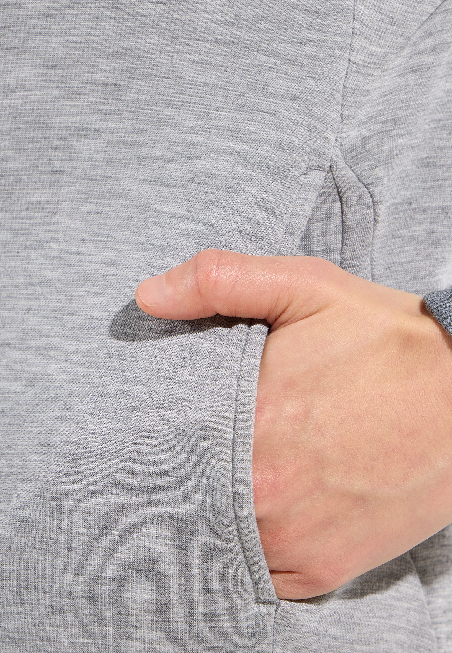 Move midlayer met capuchon en rits