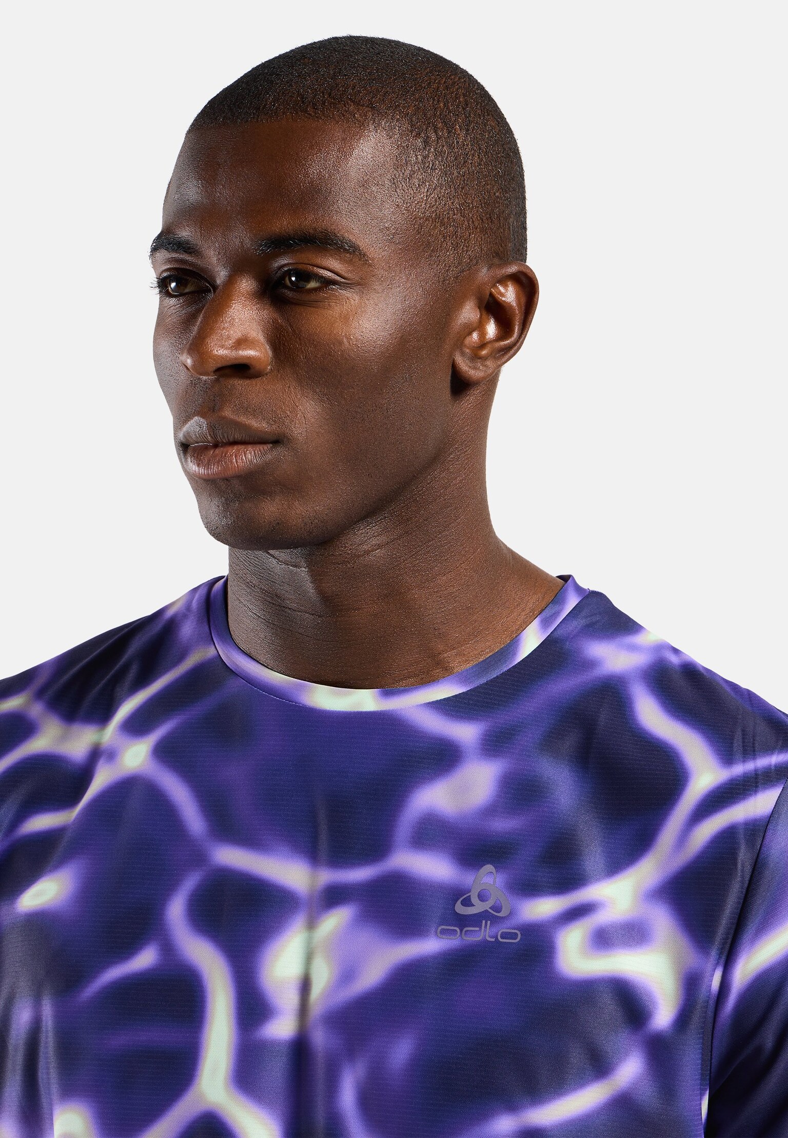 The Zeroweight Chill-Tec print short-sleeve running t-shirt