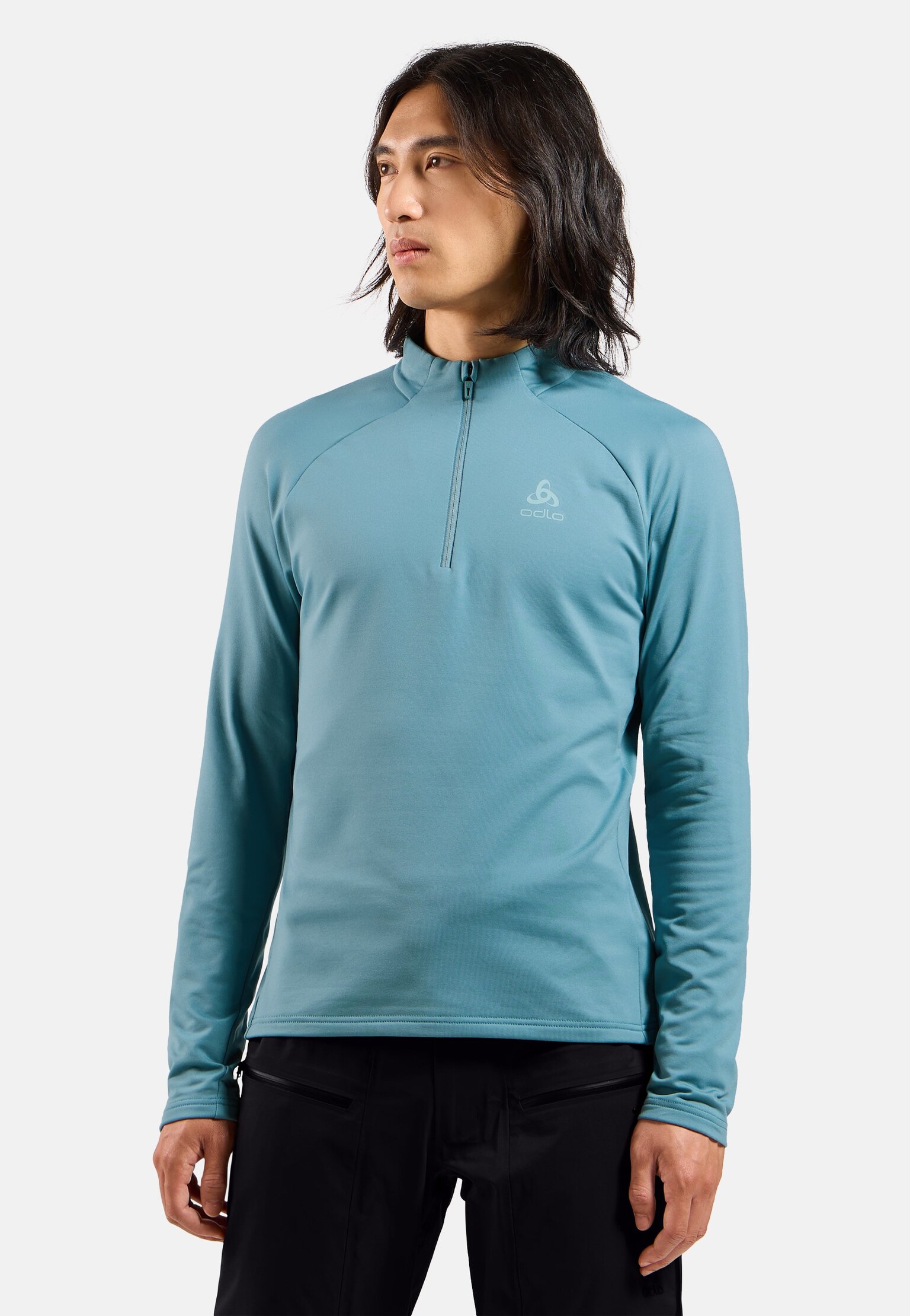 The Essentials Light half-zip mid layer