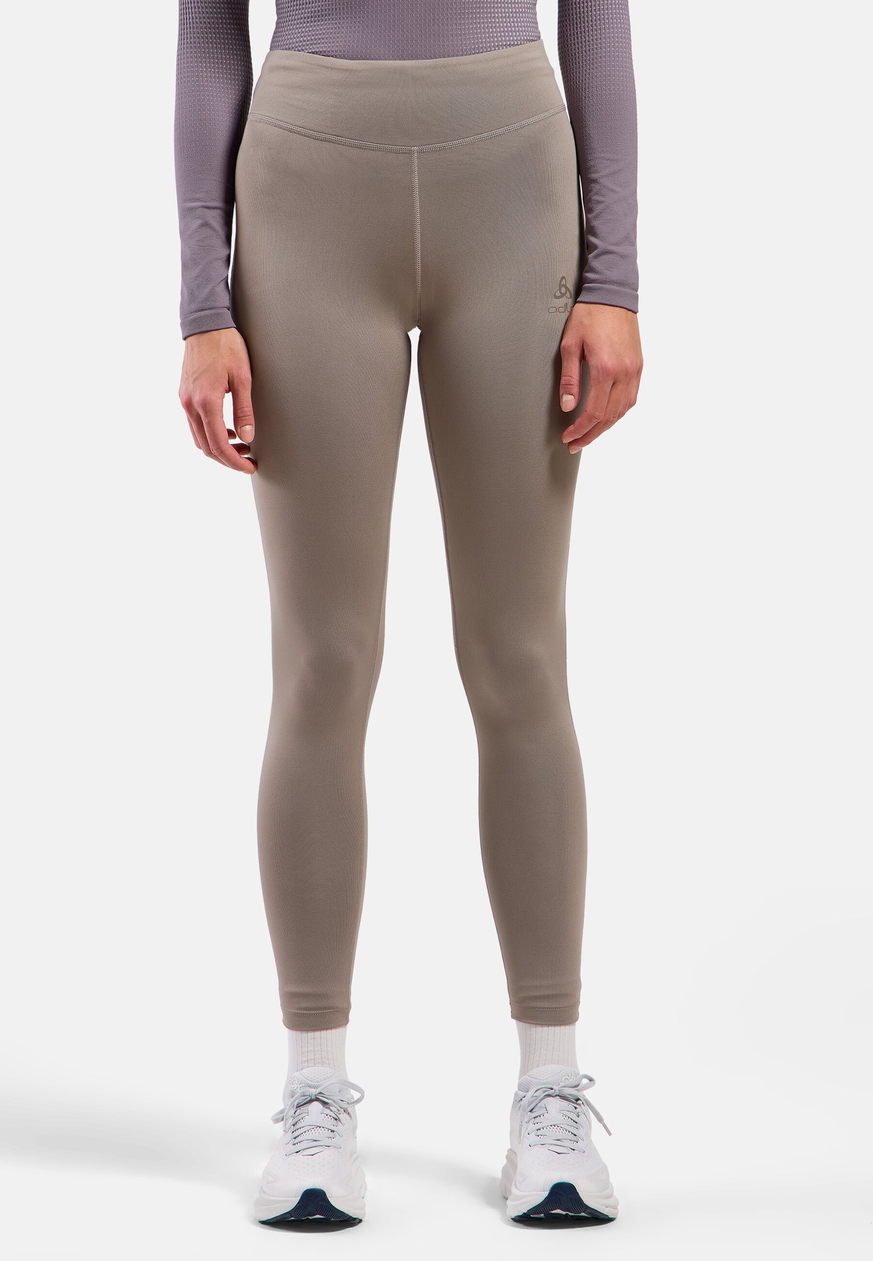スーツ ODLO FW24 LEGGINGS BASE LAYER (196401 15000) The Essentials running tights in cinder | High-Performance