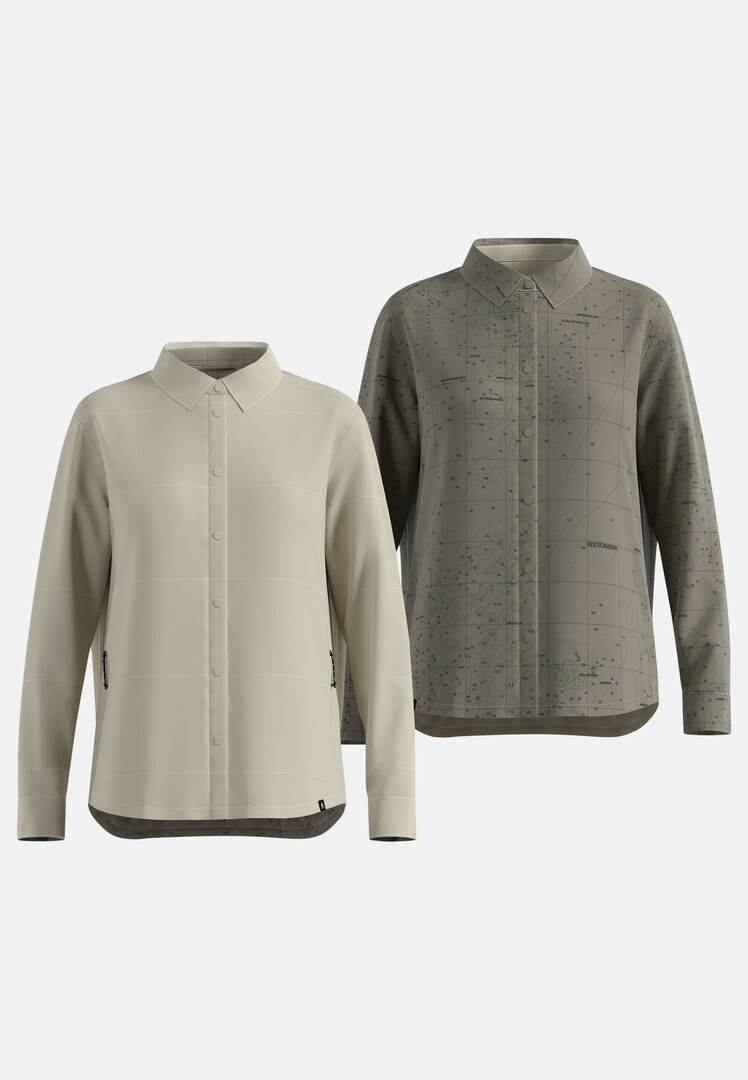 Transition Insulated Long-Sleeve Shirt in agate gray | High