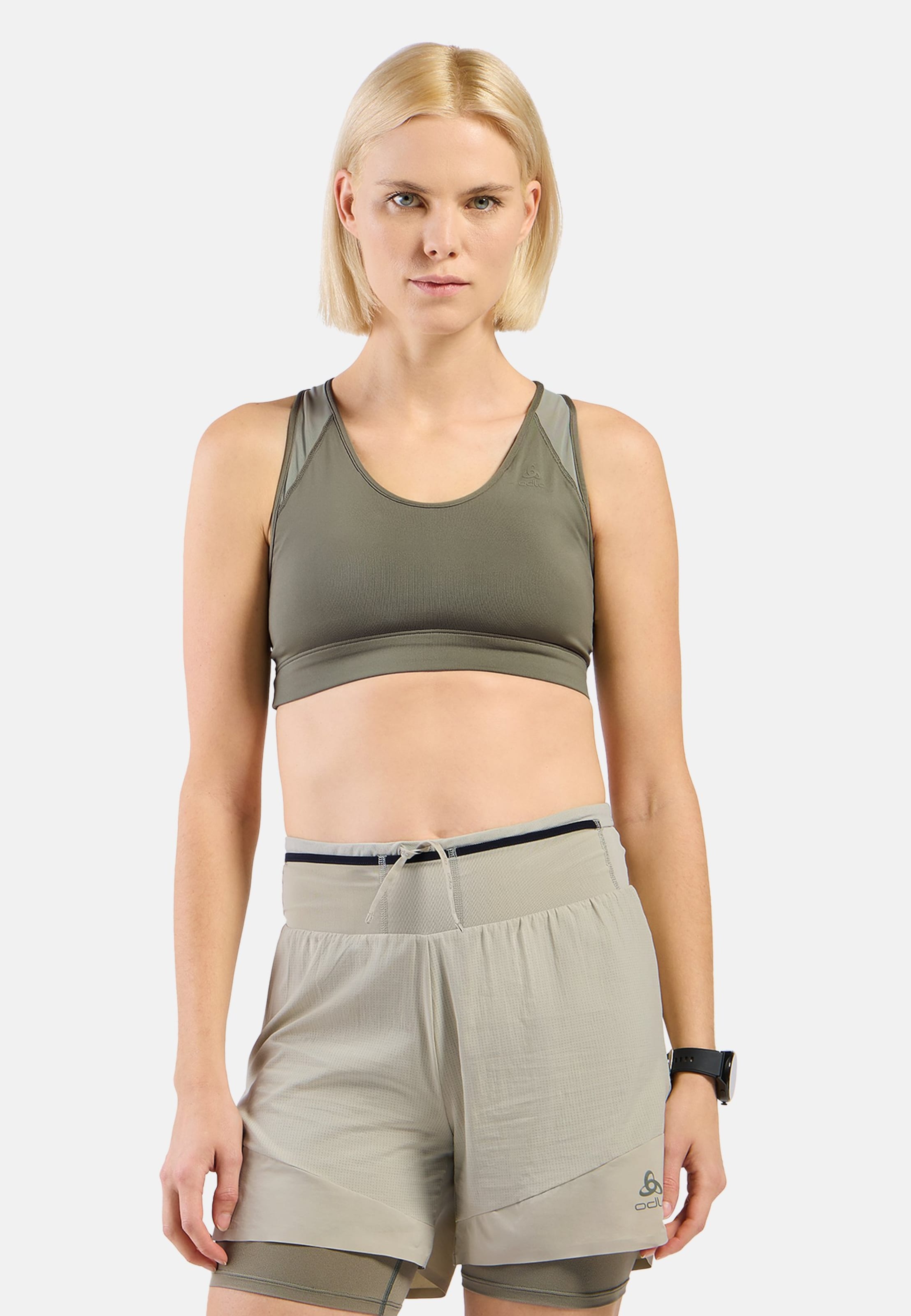 Odlo Sport-BH mit mittlerem Halt für Damen, M, grün