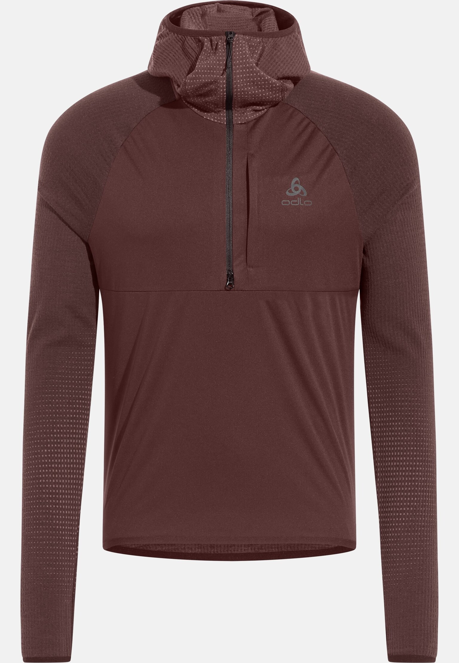 The Zeroweight Pro Performance Wool windproof seamless hooded mid layer