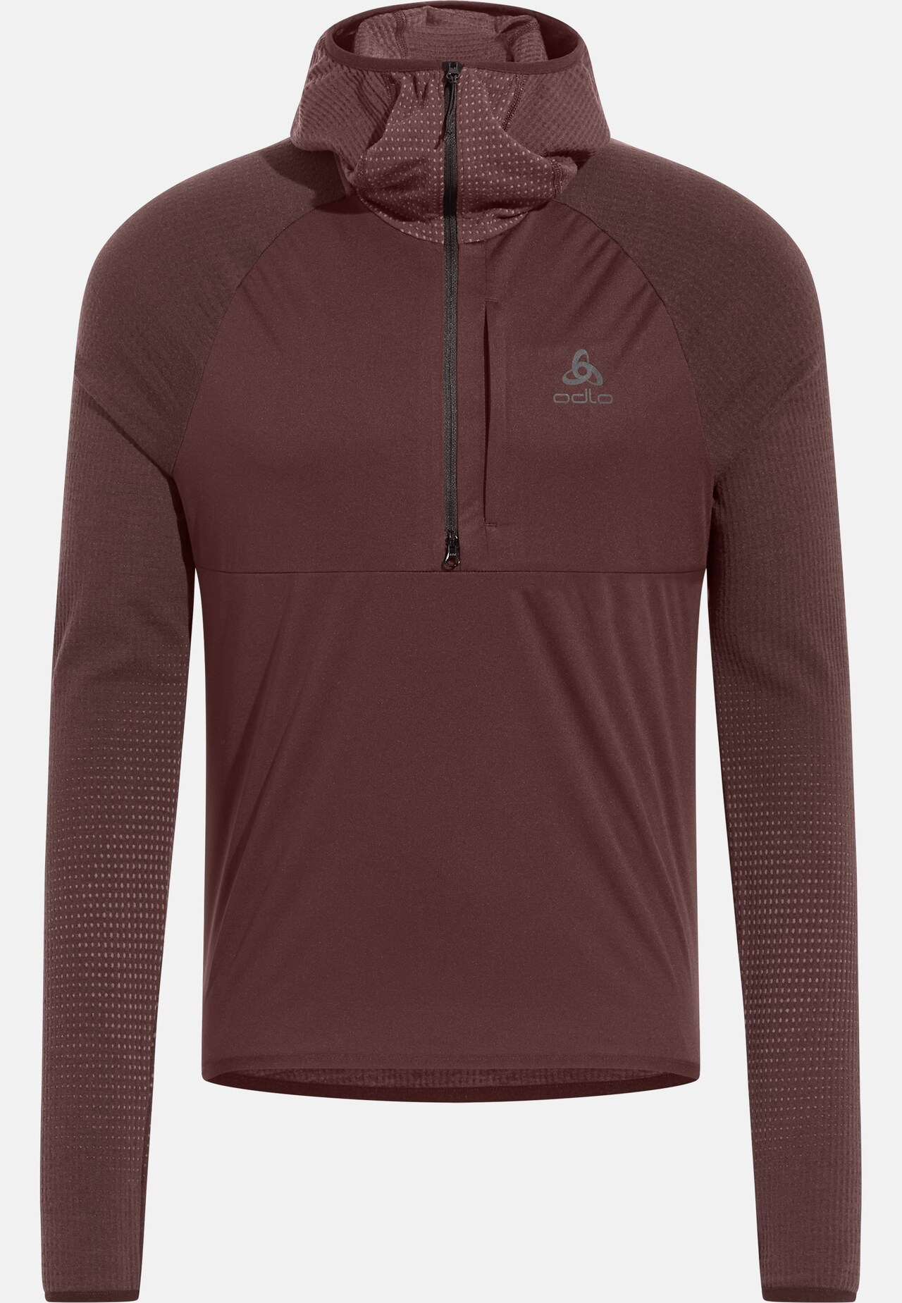 Zeroweight Pro Pw Winddichte Naadloze Langlauf Hoodie Half-Zip