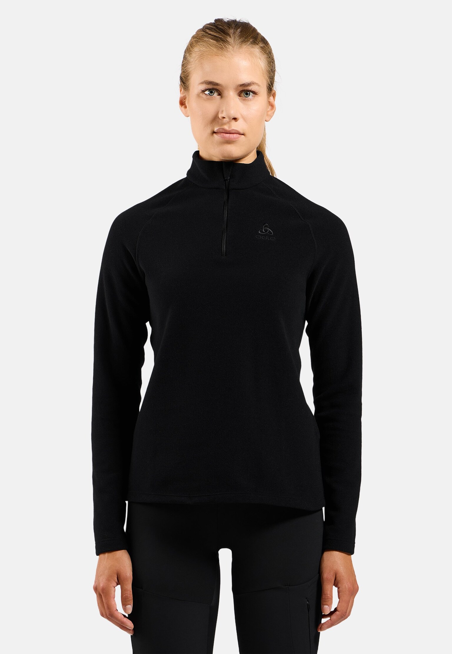 Mid layer Rigi con mezza zip