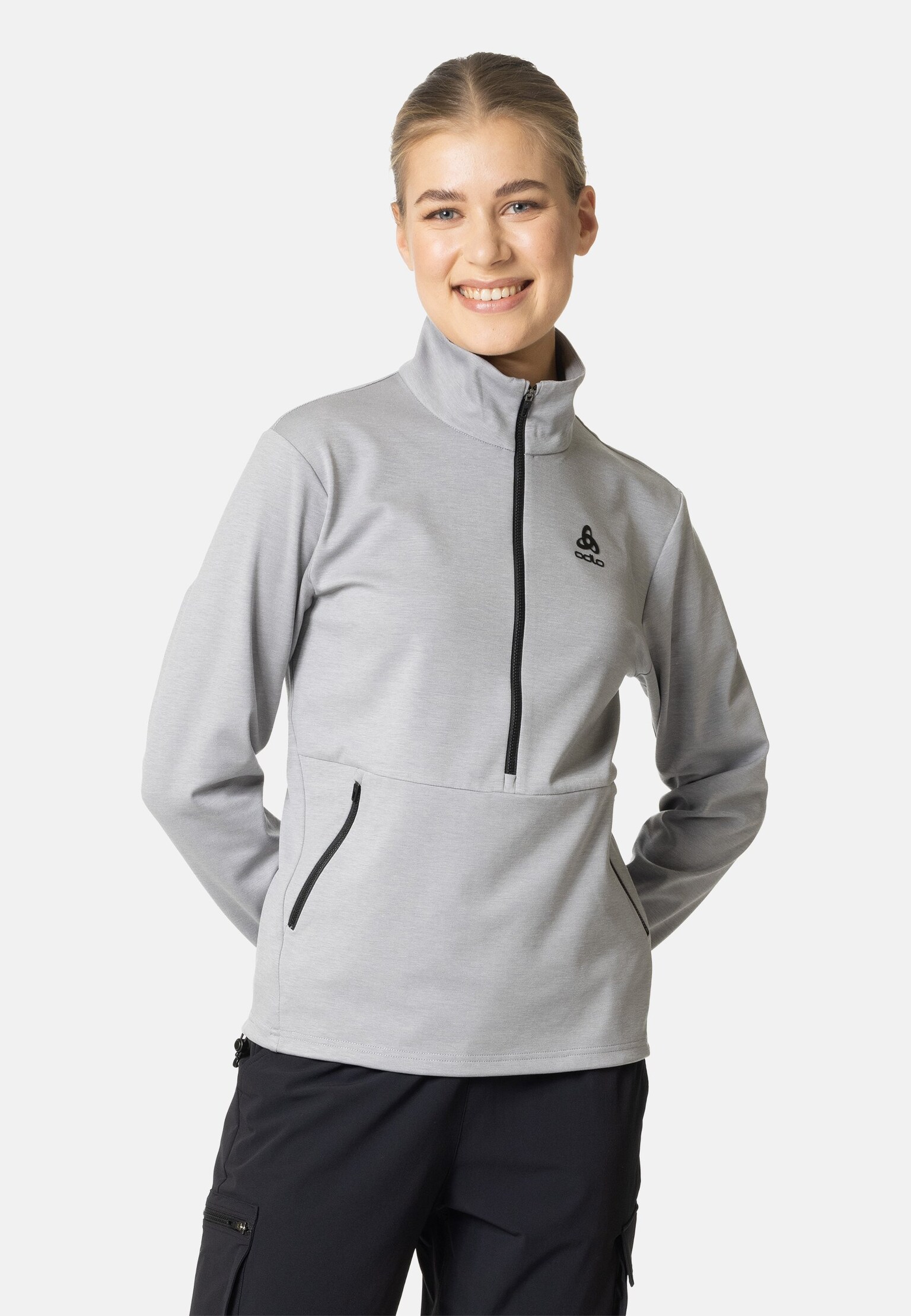 Ascent 365 tussenlaag met halve rits