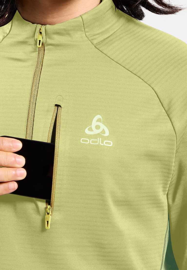 The Descent Ceramiwarm half zip mid layer
