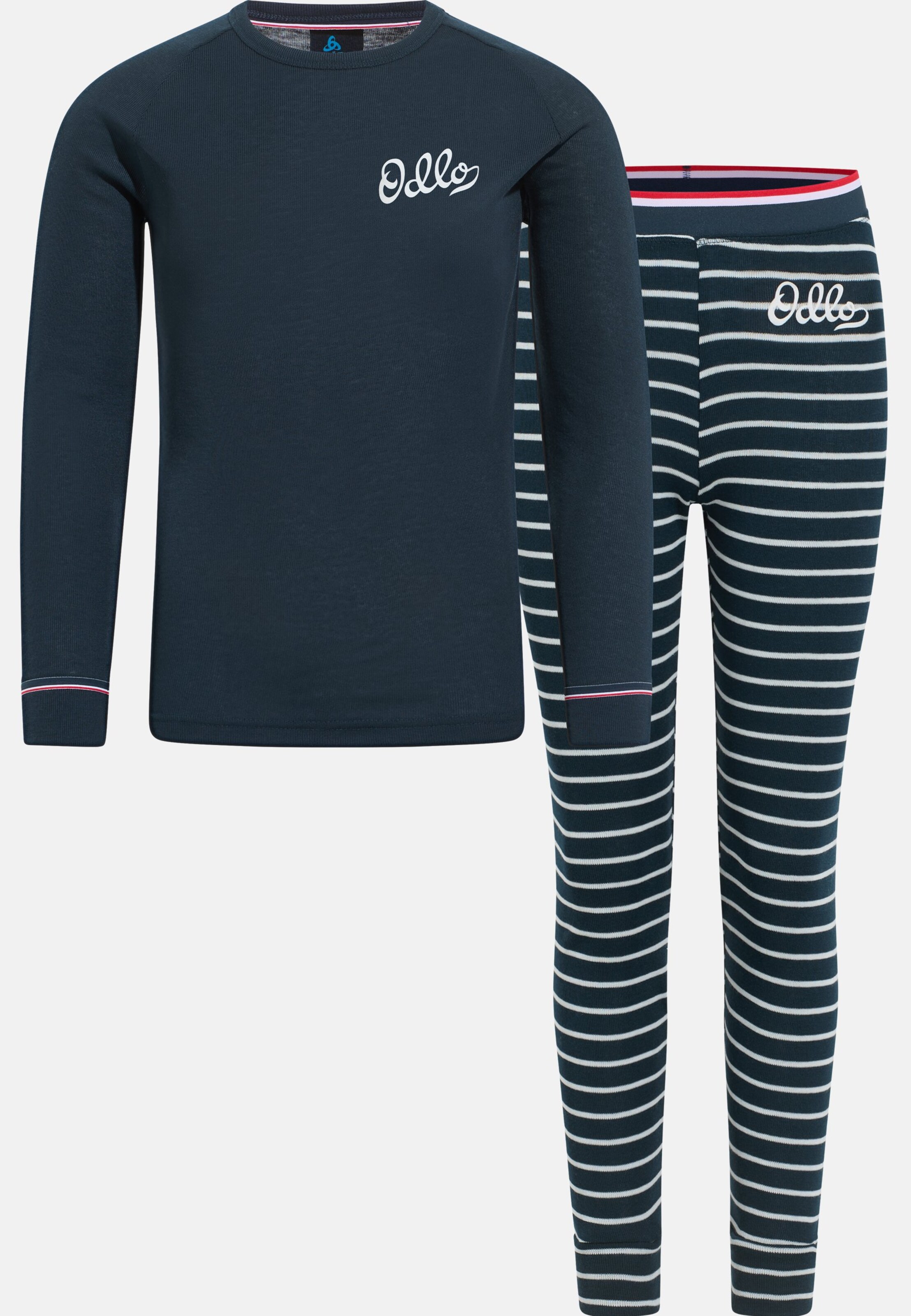 Odlo Active Warm Heritage Base Layer Set für Kinder - - marineblau, 116