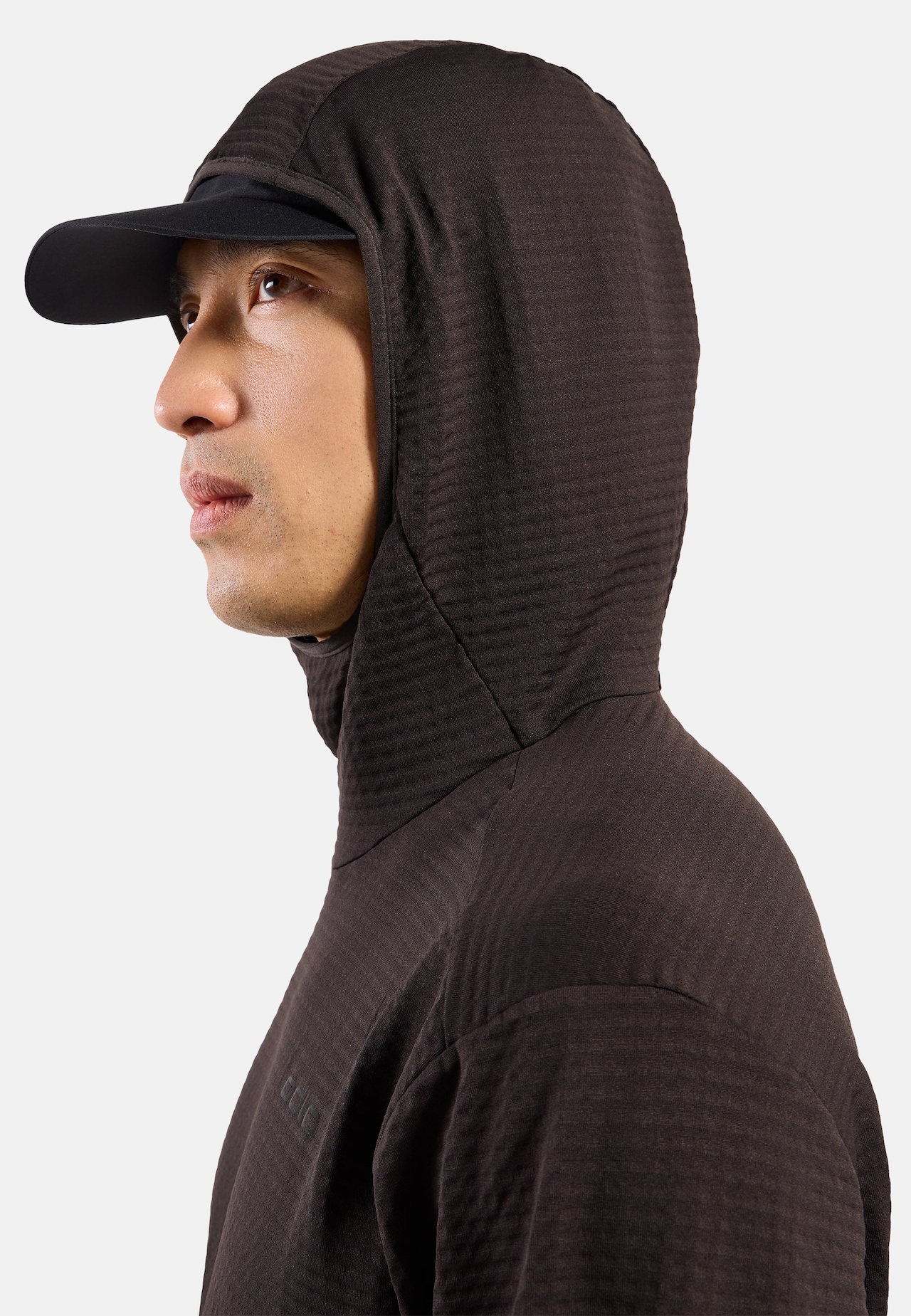 Felpa da running Essential Thermal con cappuccio