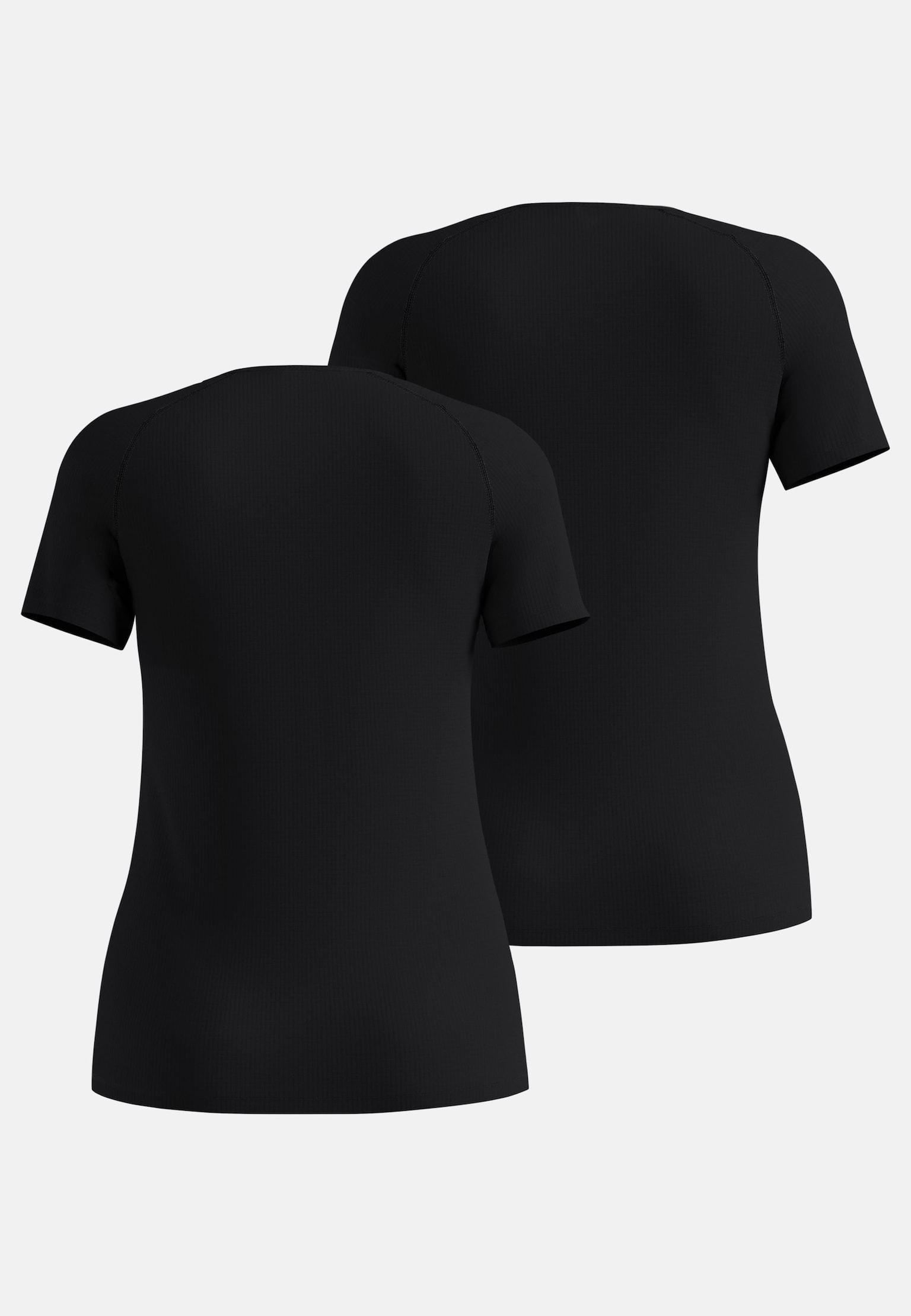 Kurzärmeliger Active Light Base Layer mit V‑Ausschnitt – Doppelpack