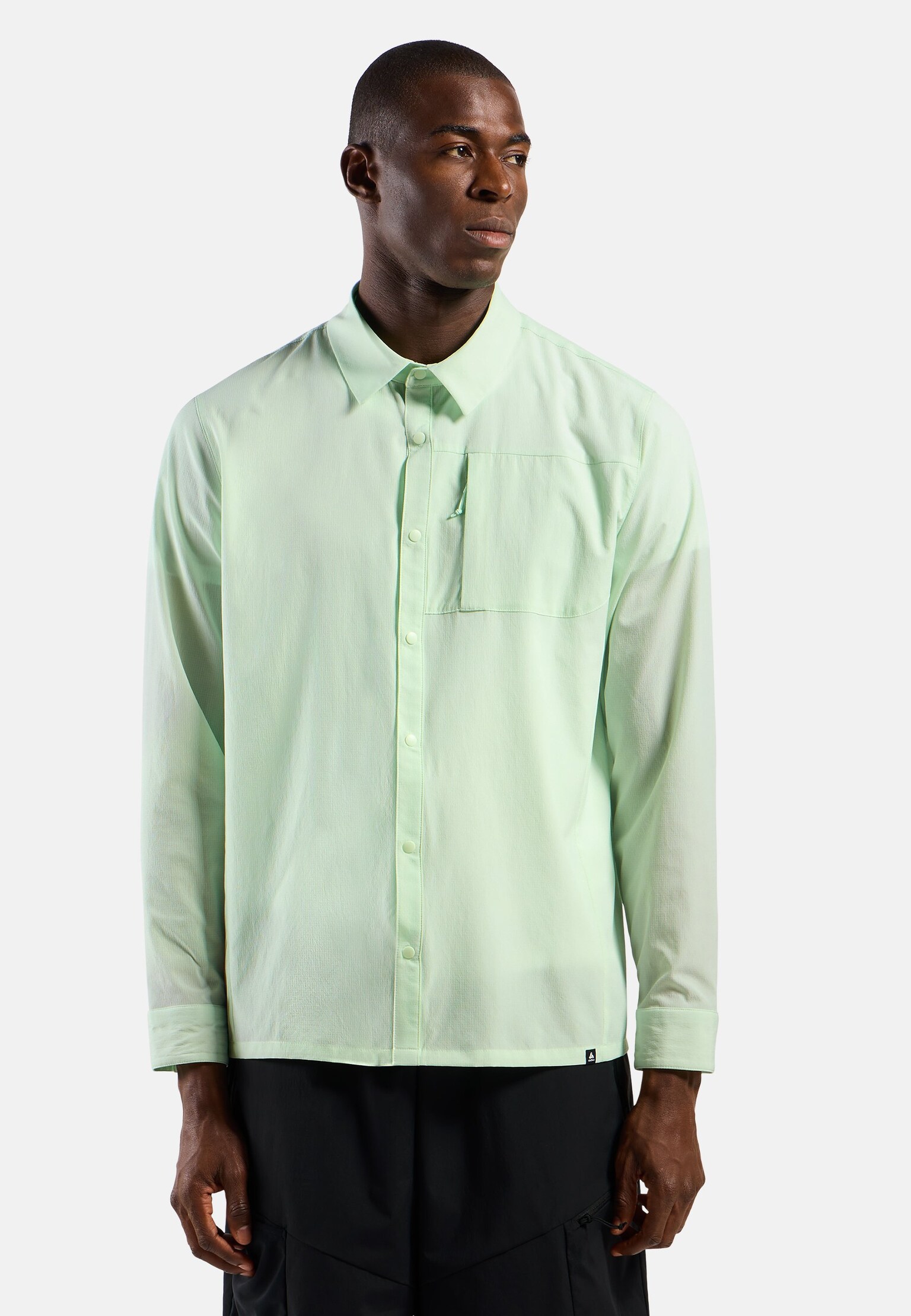 Essentials wandeloverhemd met lange mouwen