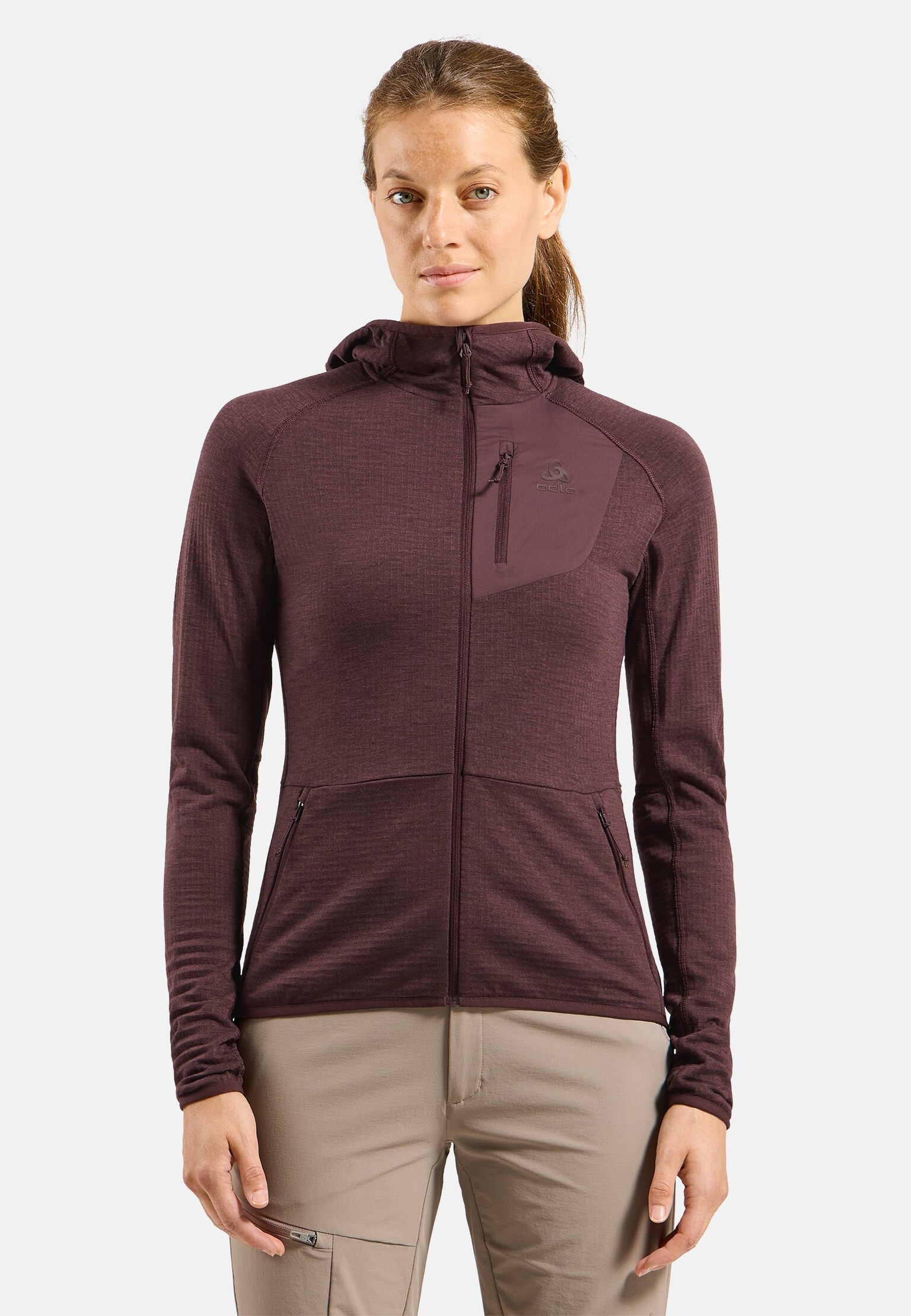 The Ascent mid layer hooded zip