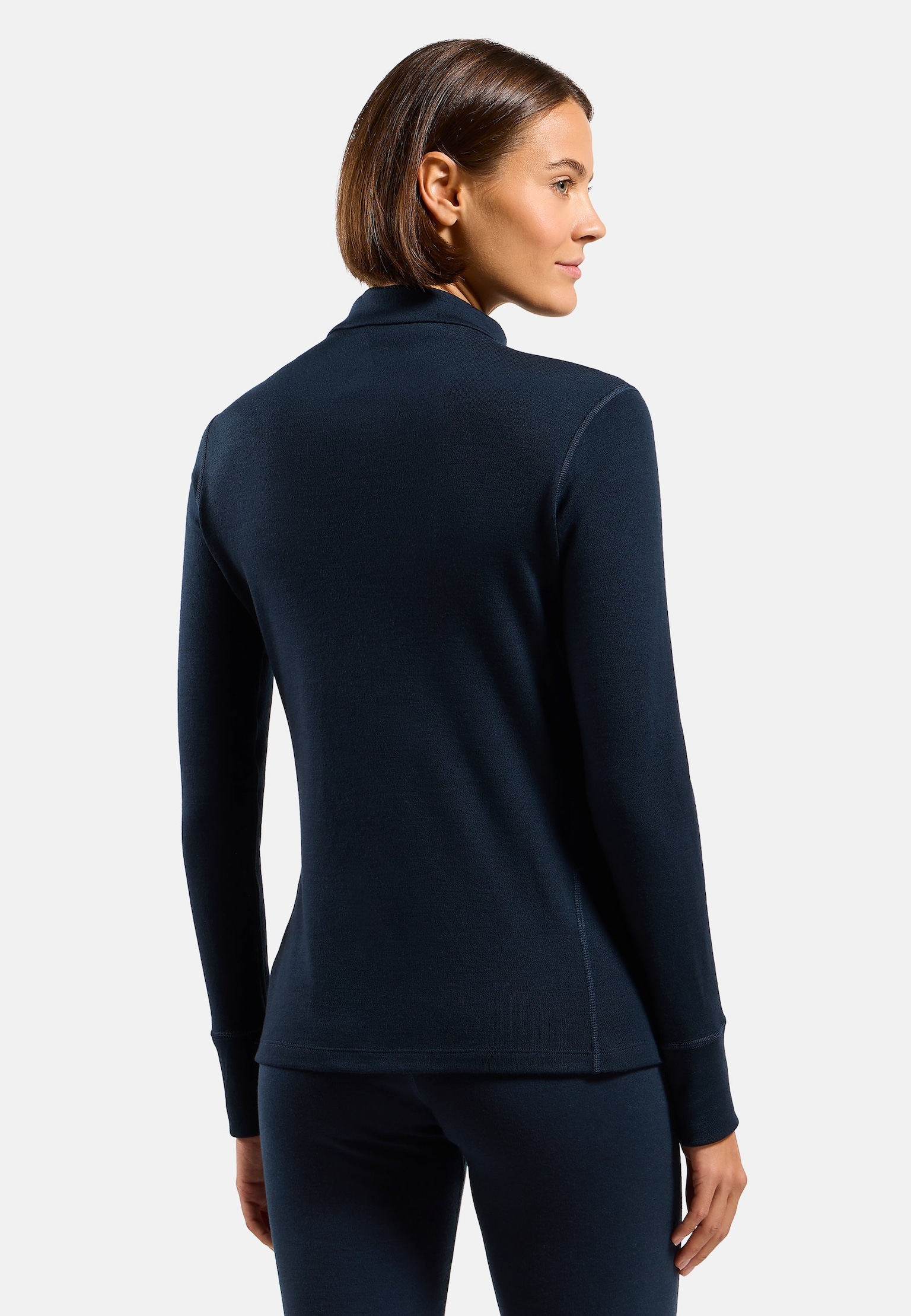 Natural Merino 260 ullundertøy halvglidelås