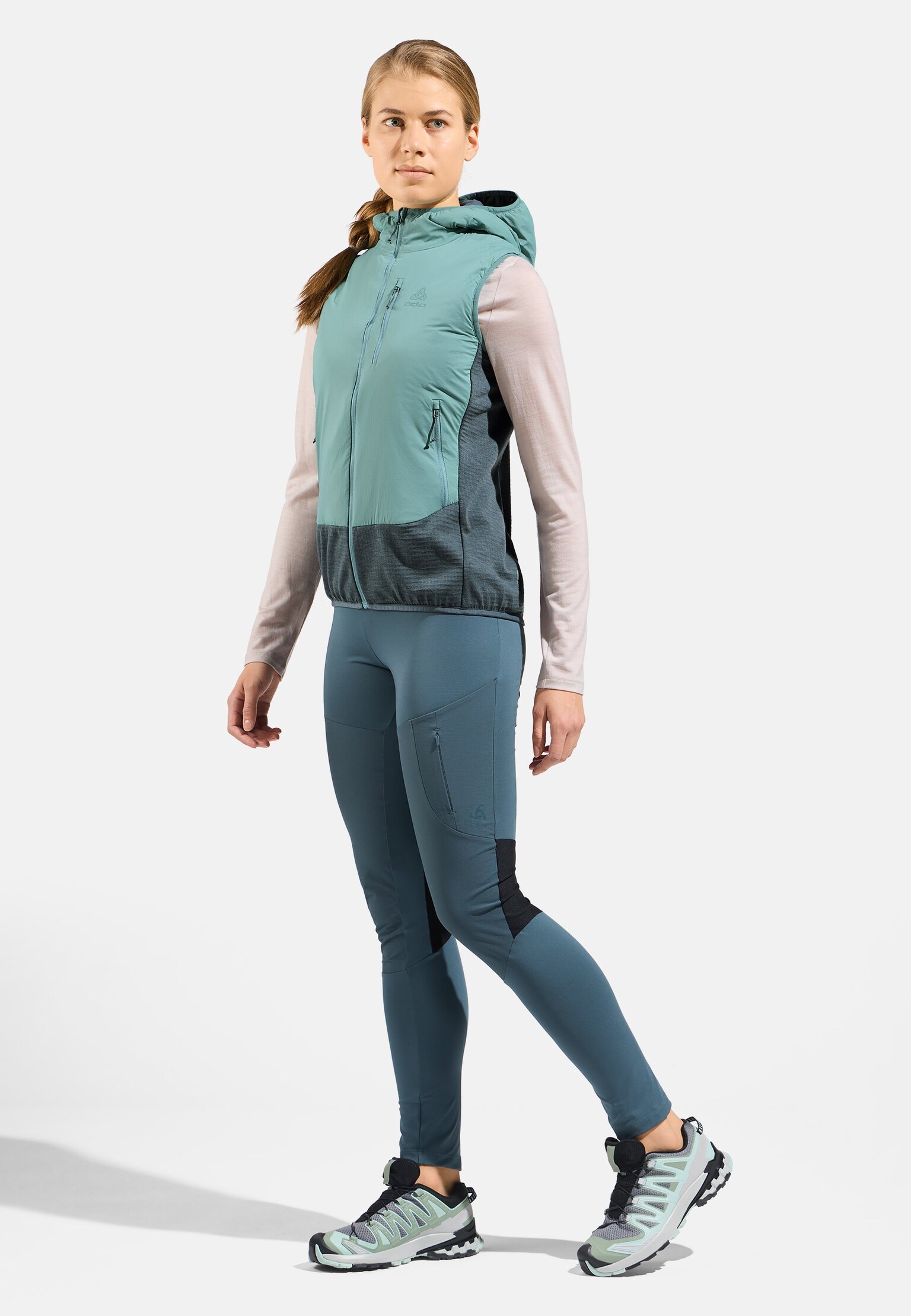 Isolierte Ascent Hybridweste mit Wolle