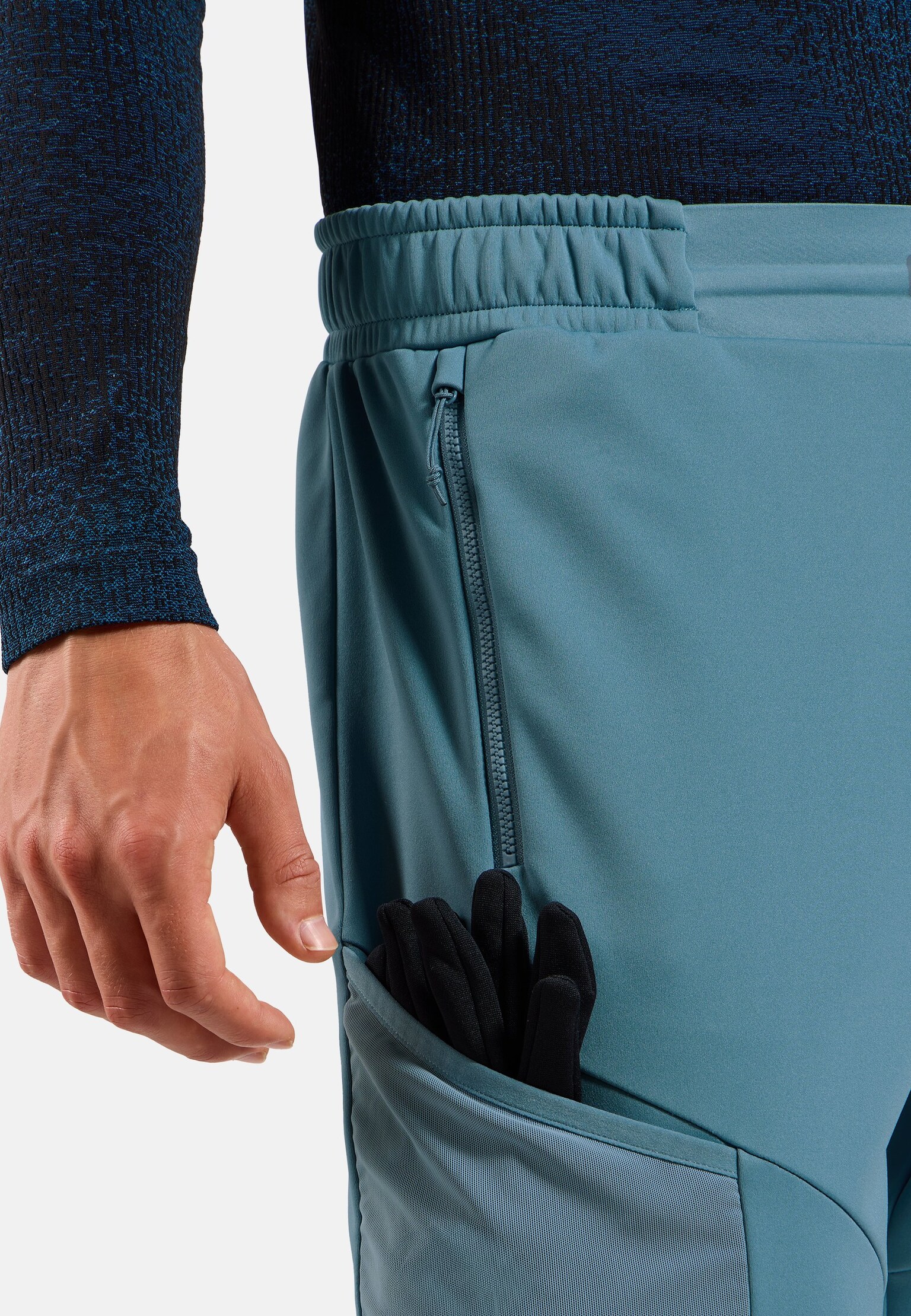 Winddichte Zeroweight X-Warm Langlaufhose