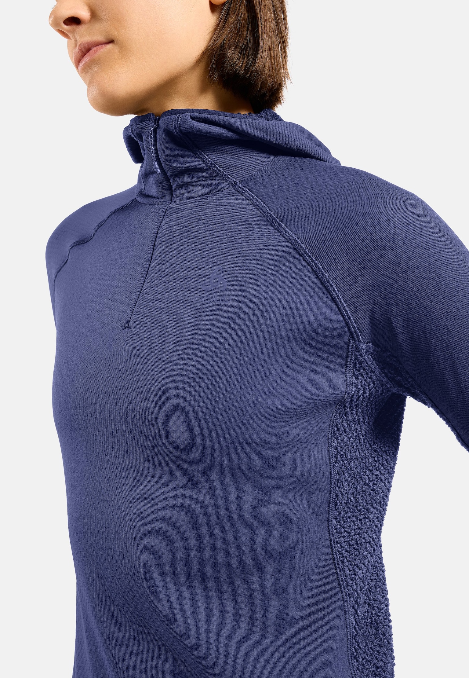 Pull de trail running semi-zippé à capuche X-Alp